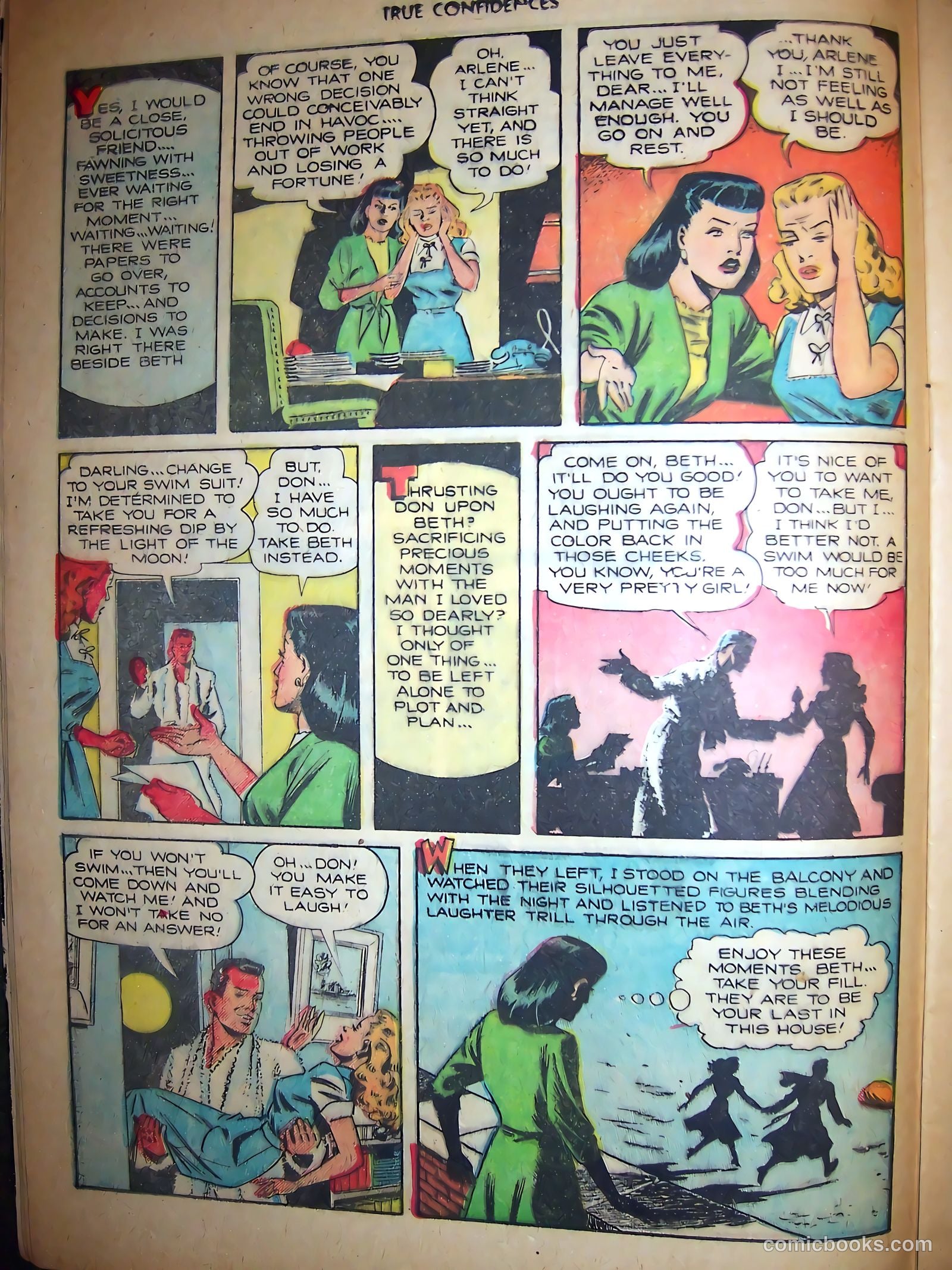 True Confidences #3 (1950) — page 8 of 36