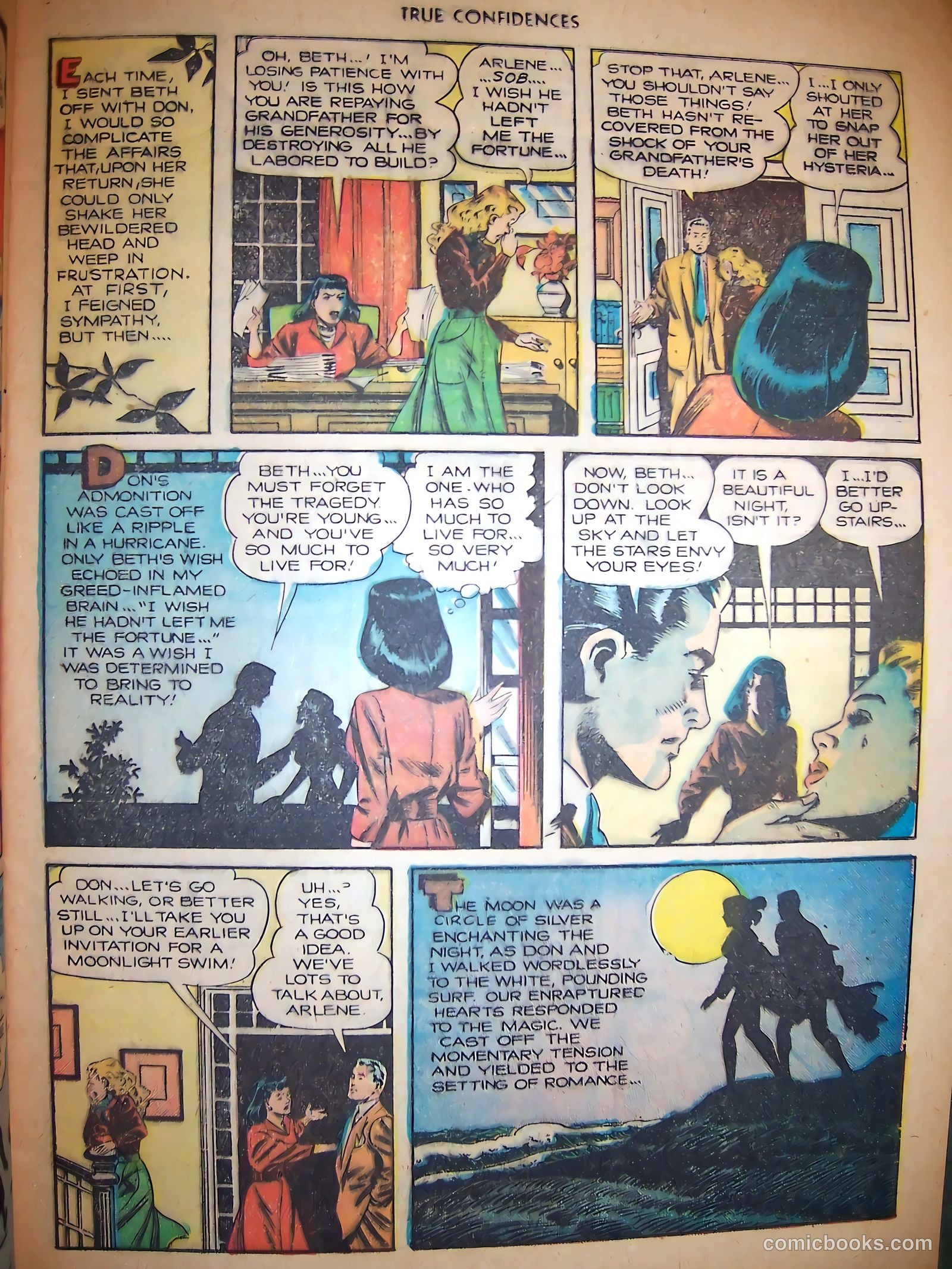 True Confidences #3 (1950) — page 9 of 36