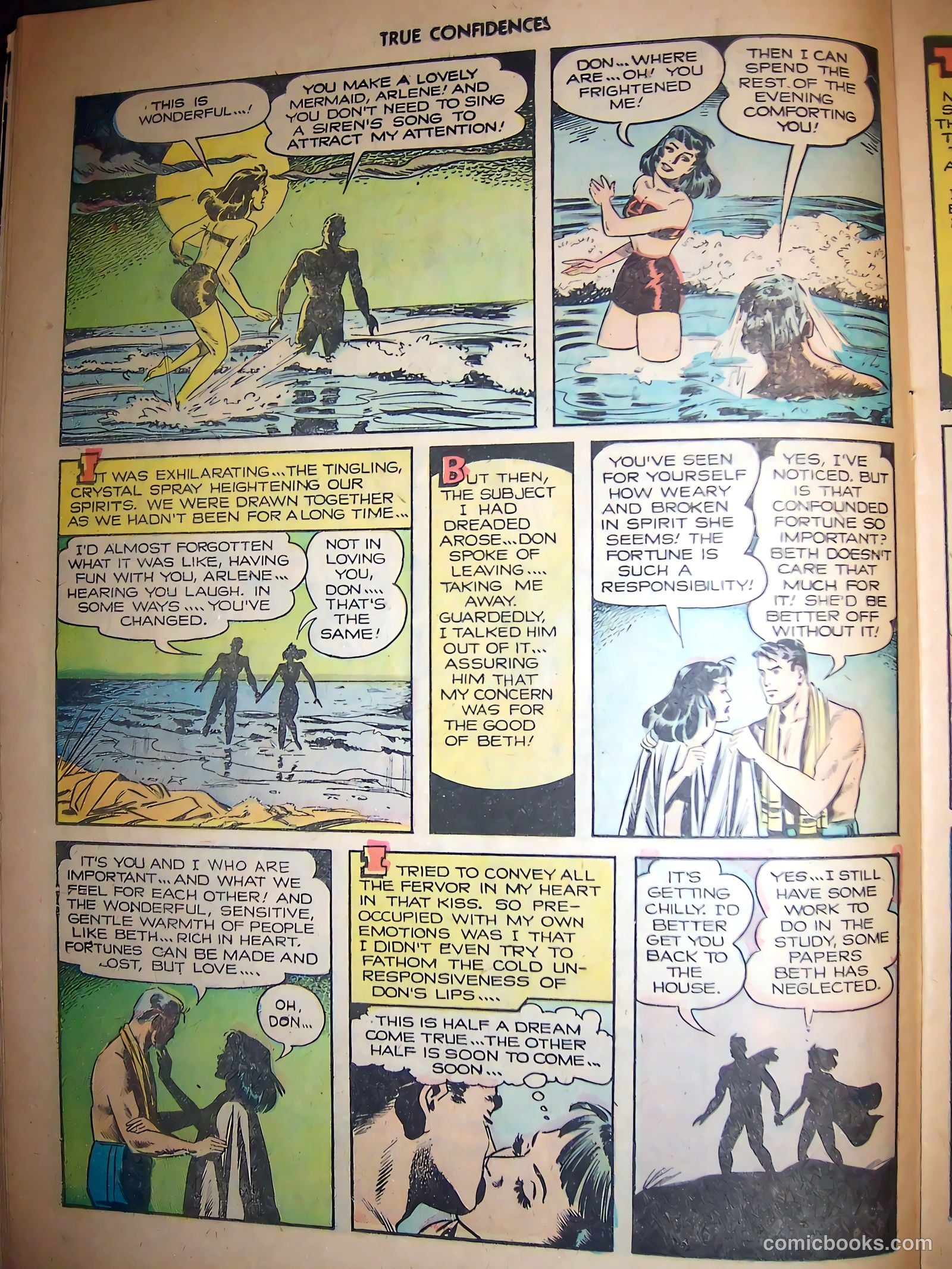 True Confidences #3 (1950) — page 10 of 36