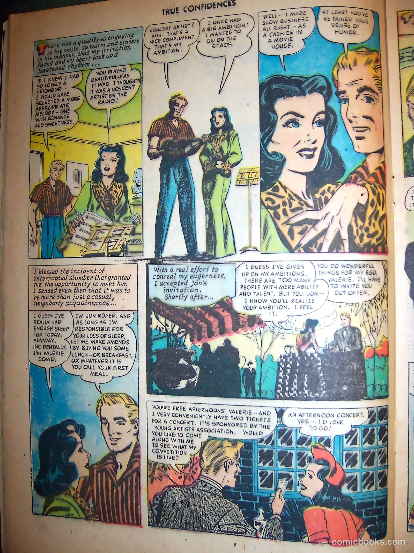 True Confidences #3 (1950) — page 16 of 36