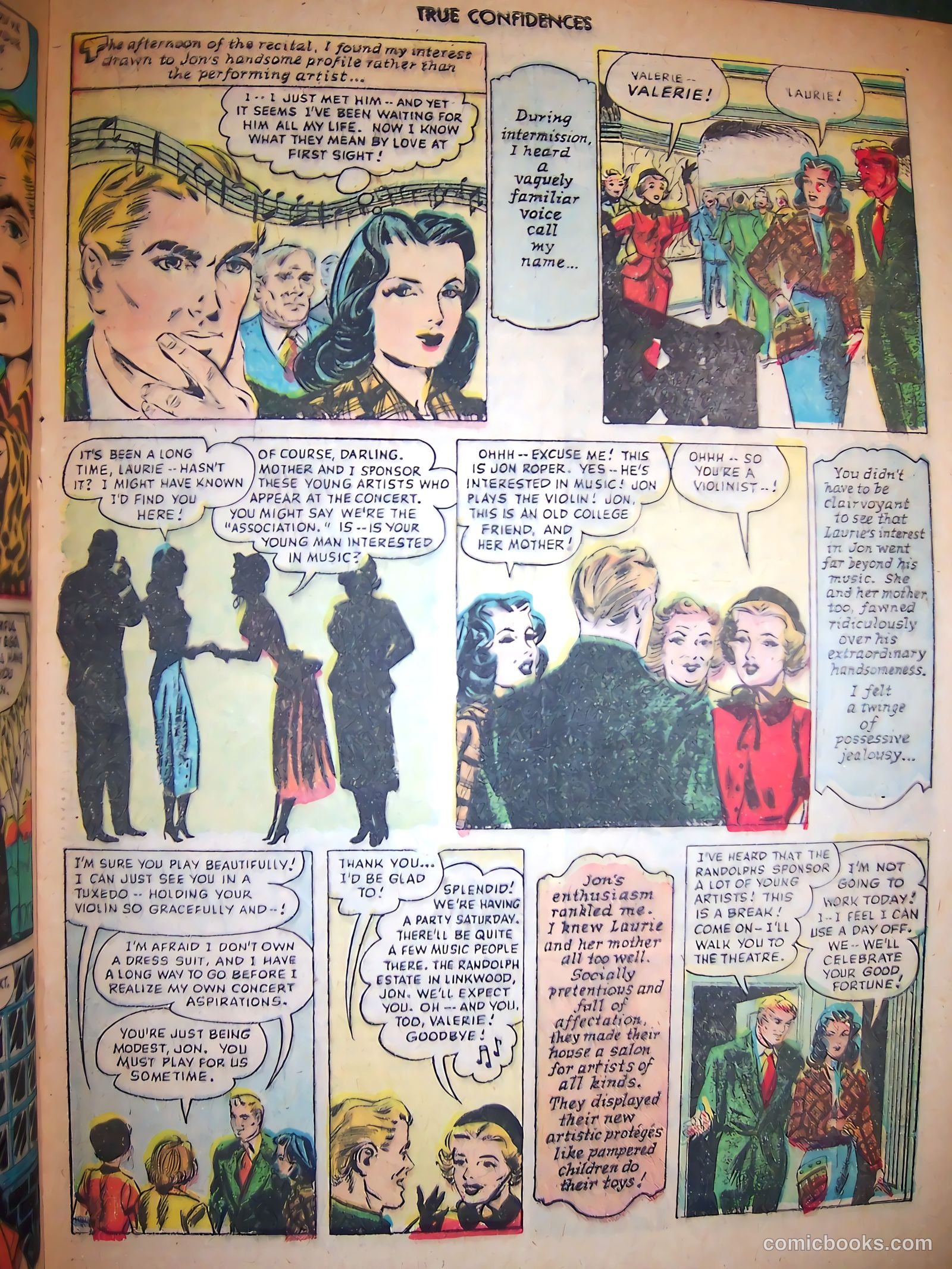 True Confidences #3 (1950) — page 17 of 36