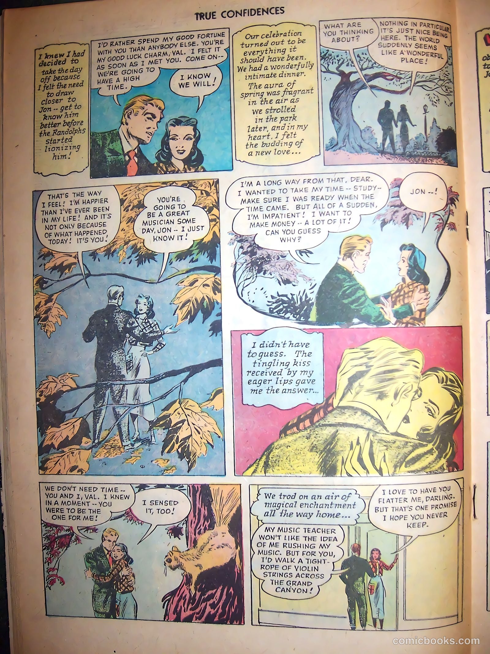 True Confidences #3 (1950) — page 18 of 36