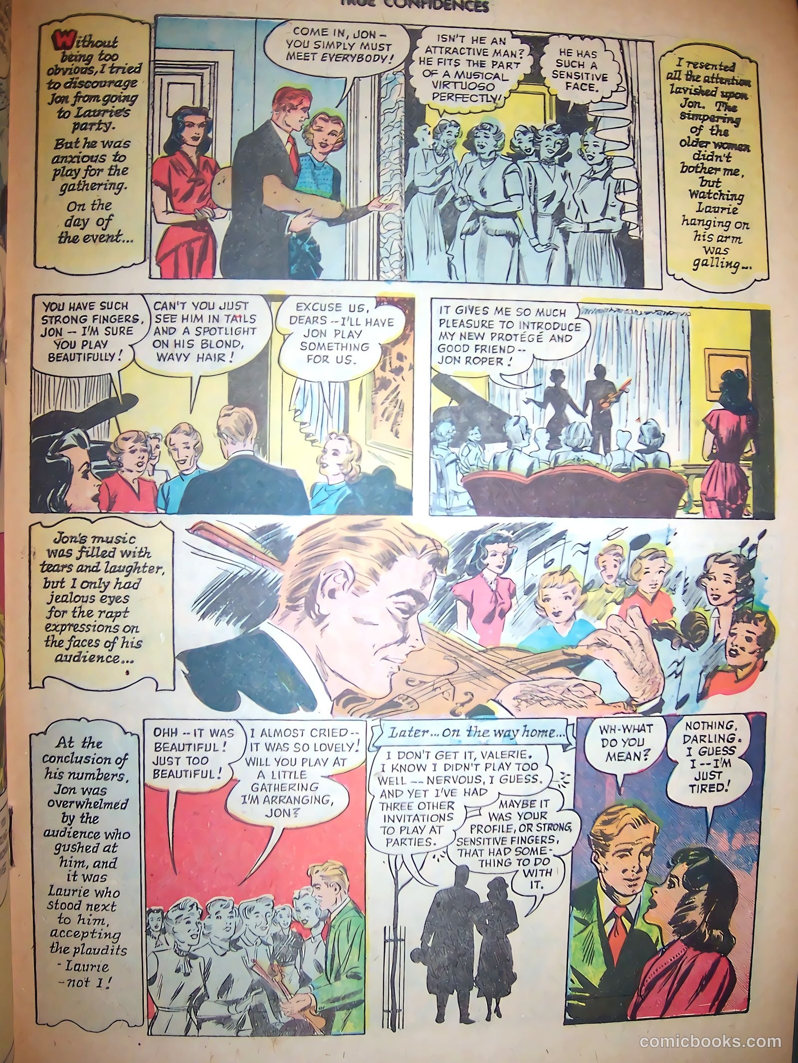 True Confidences #3 (1950) — page 19 of 36