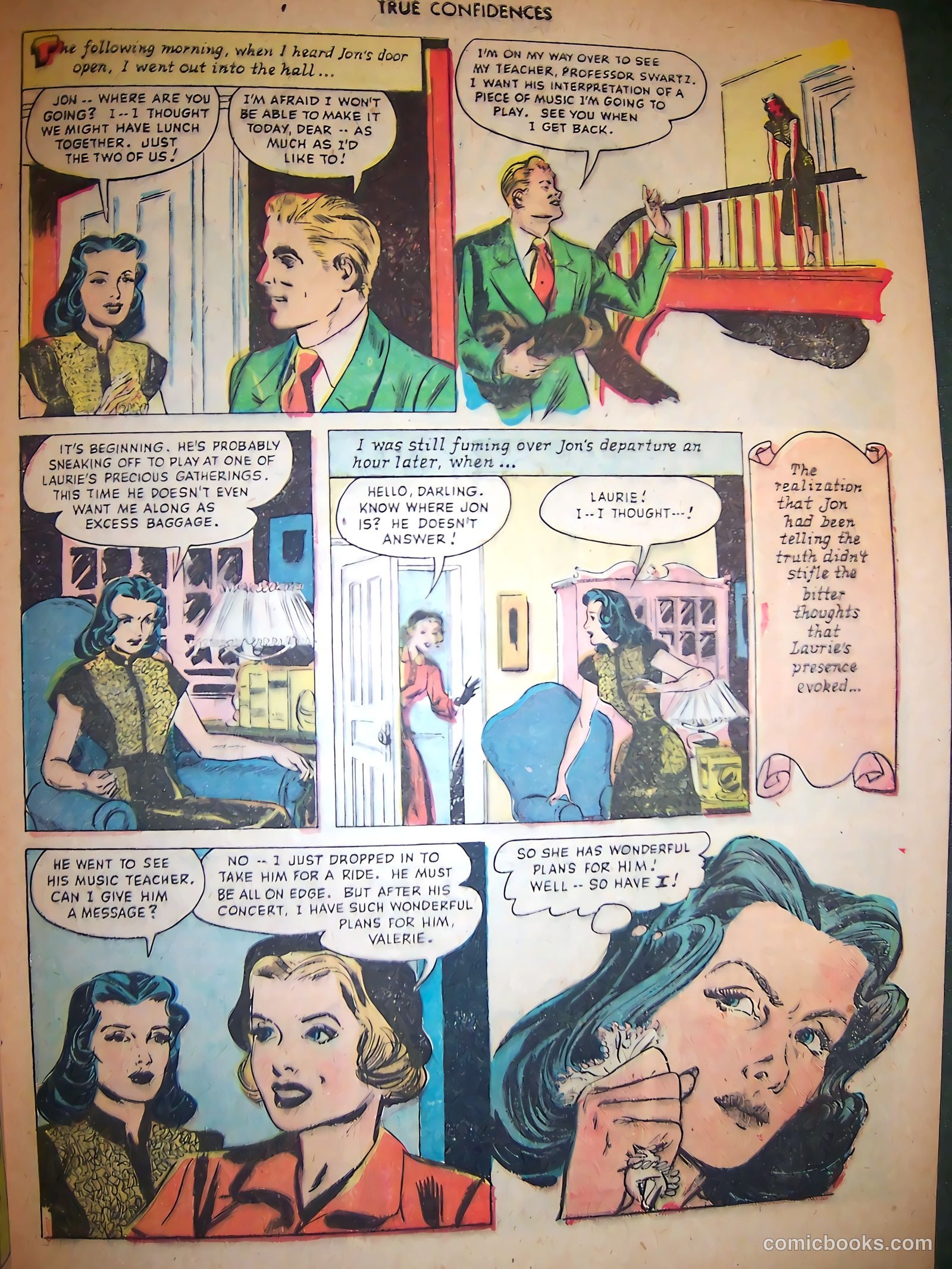 True Confidences #3 (1950) — page 21 of 36