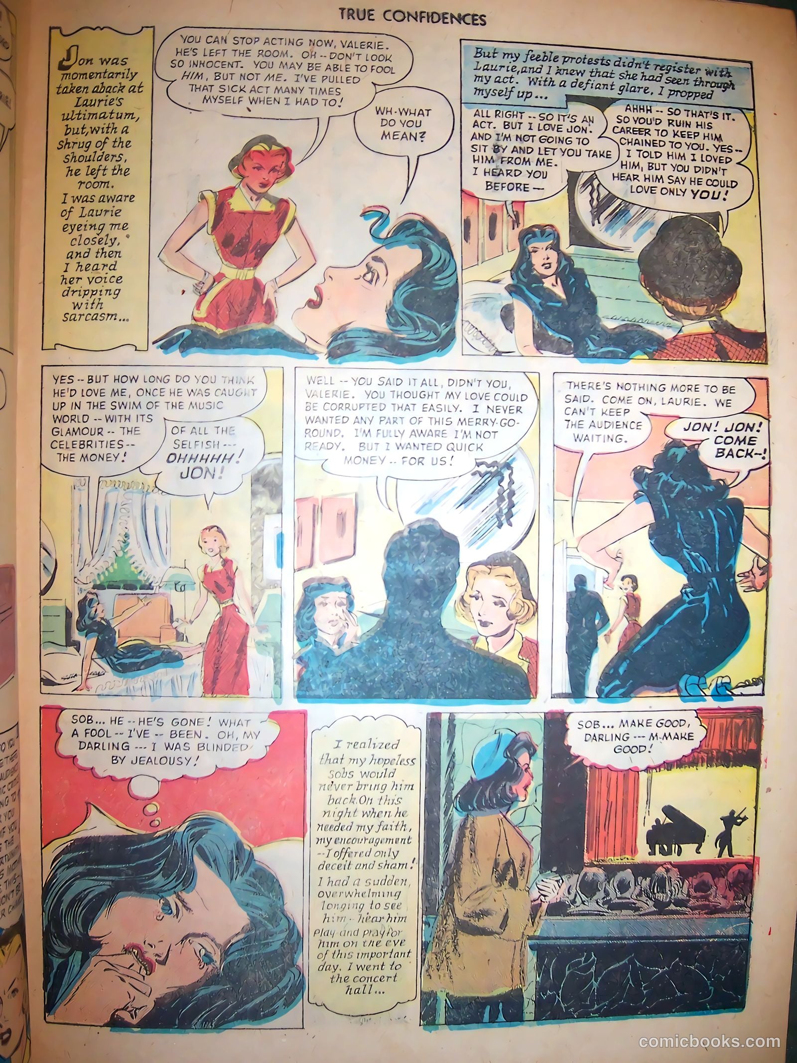 True Confidences #3 (1950) — page 23 of 36