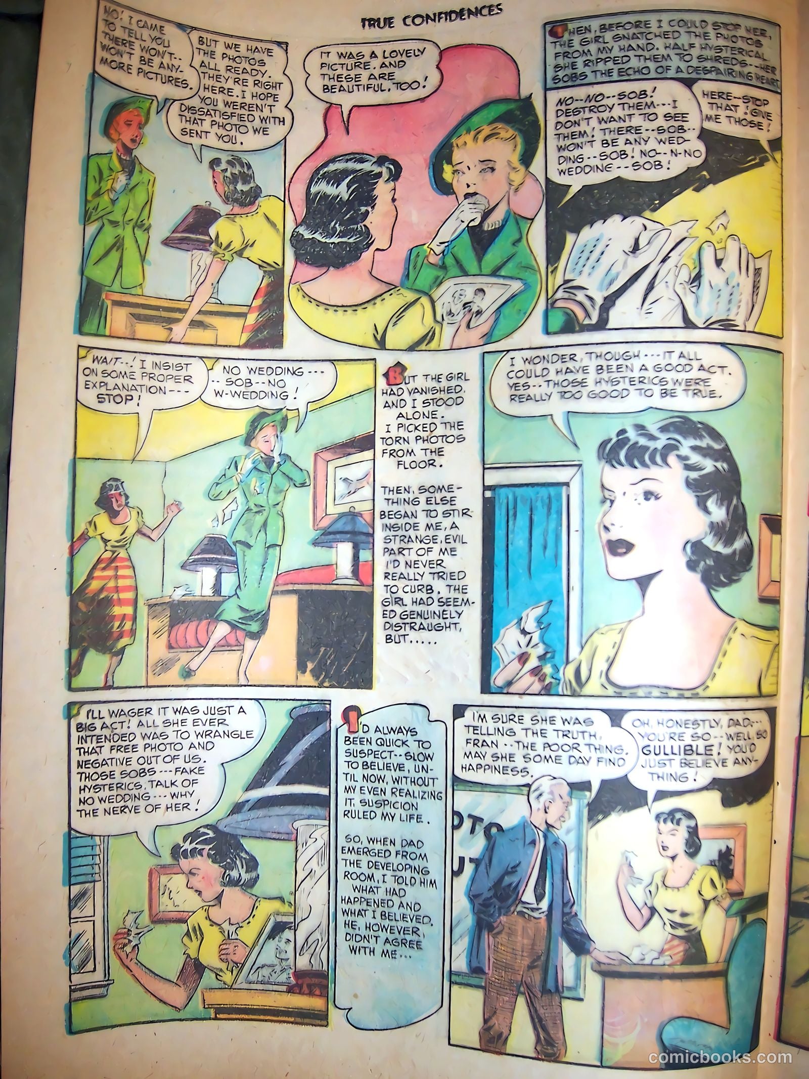 True Confidences #3 (1950) — page 28 of 36