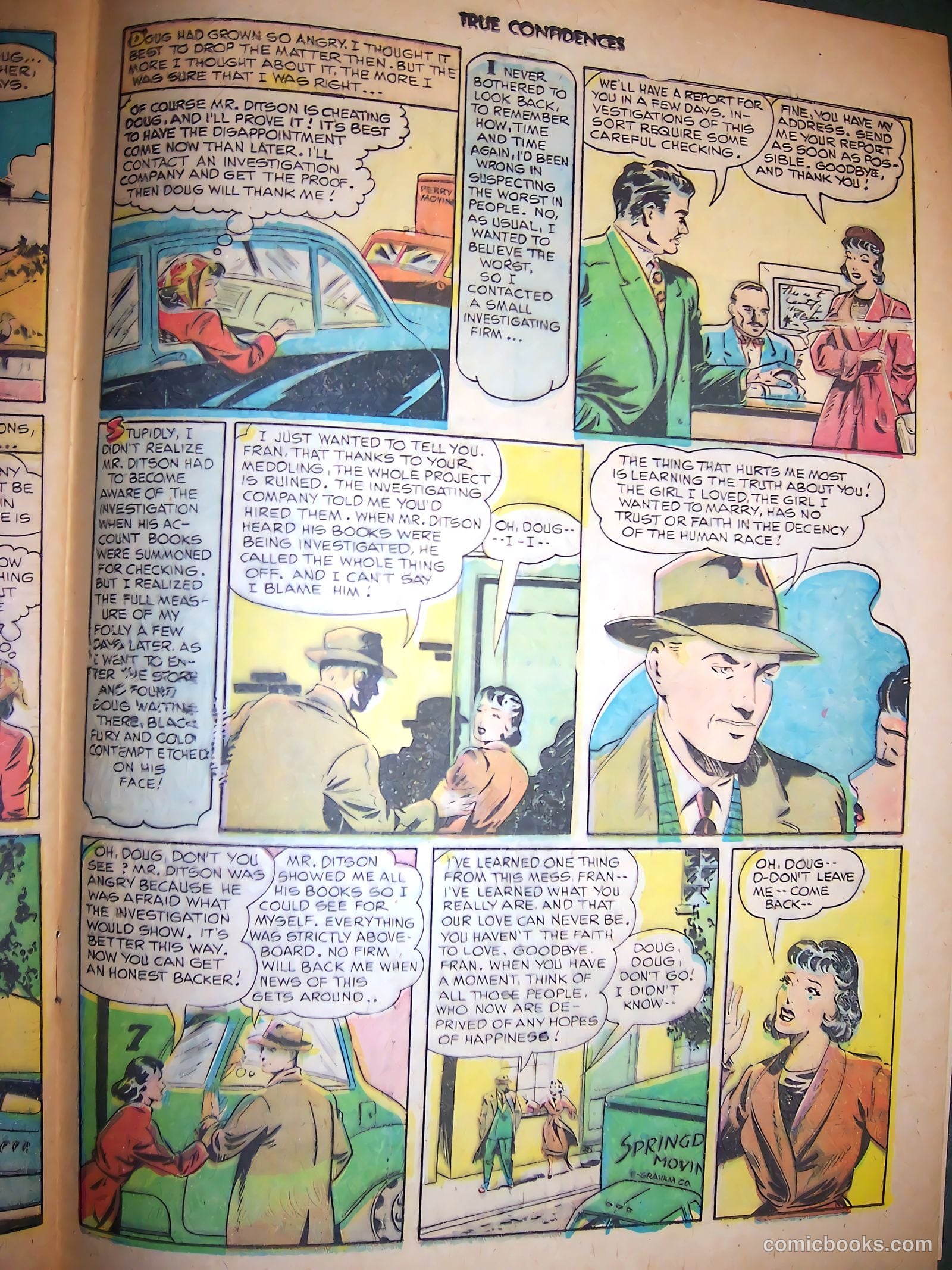 True Confidences #3 (1950) — page 33 of 36
