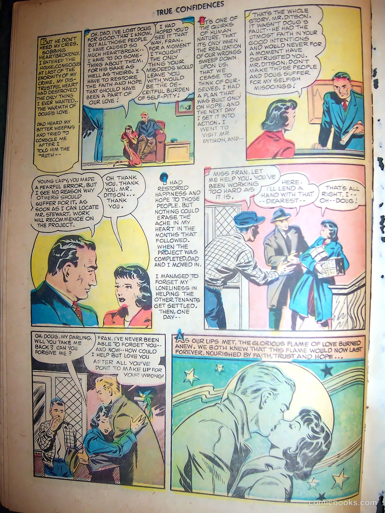 True Confidences #3 (1950) — page 34 of 36