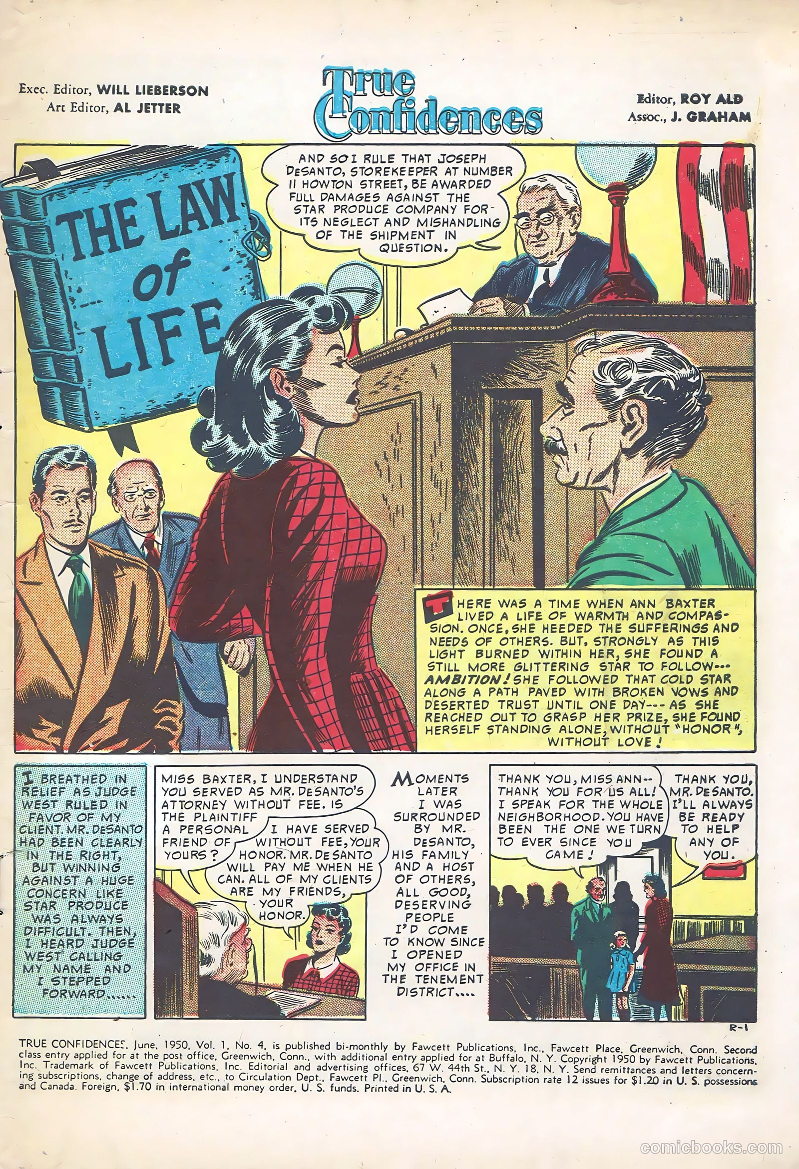 True Confidences #4 (1950) — page 3 of 36