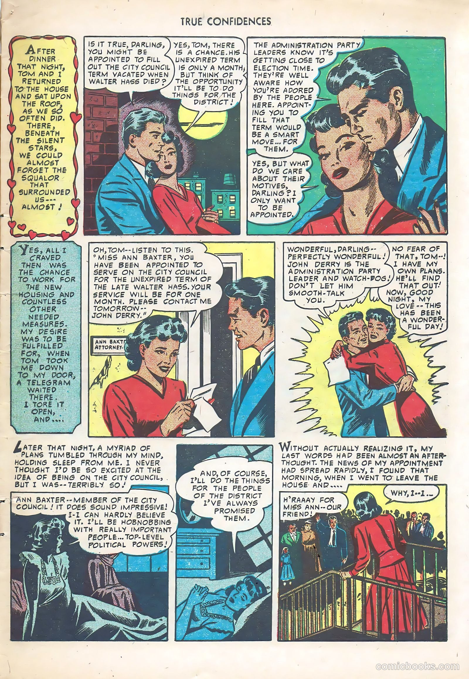 True Confidences #4 (1950) — page 5 of 36