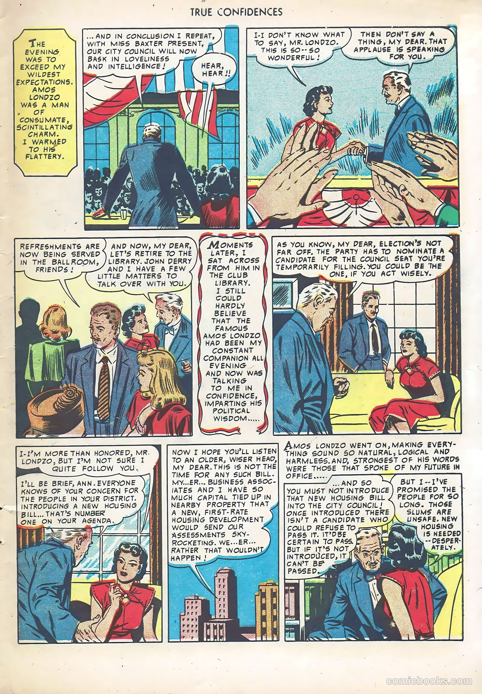 True Confidences #4 (1950) — page 7 of 36