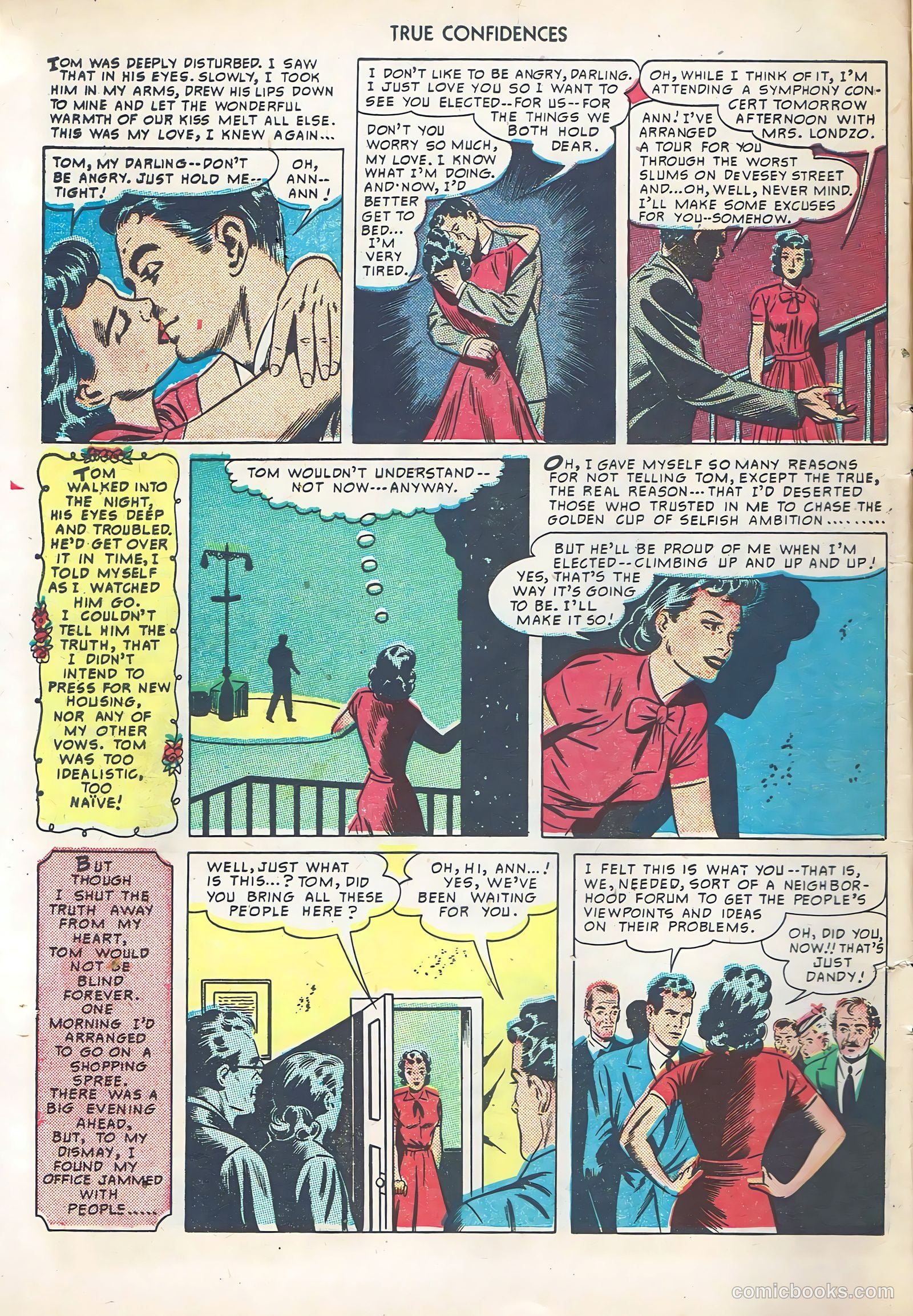 True Confidences #4 (1950) — page 10 of 36