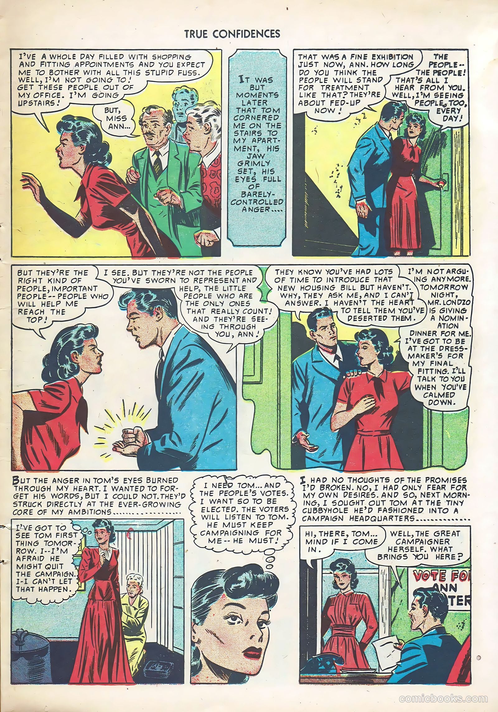 True Confidences #4 (1950) — page 11 of 36