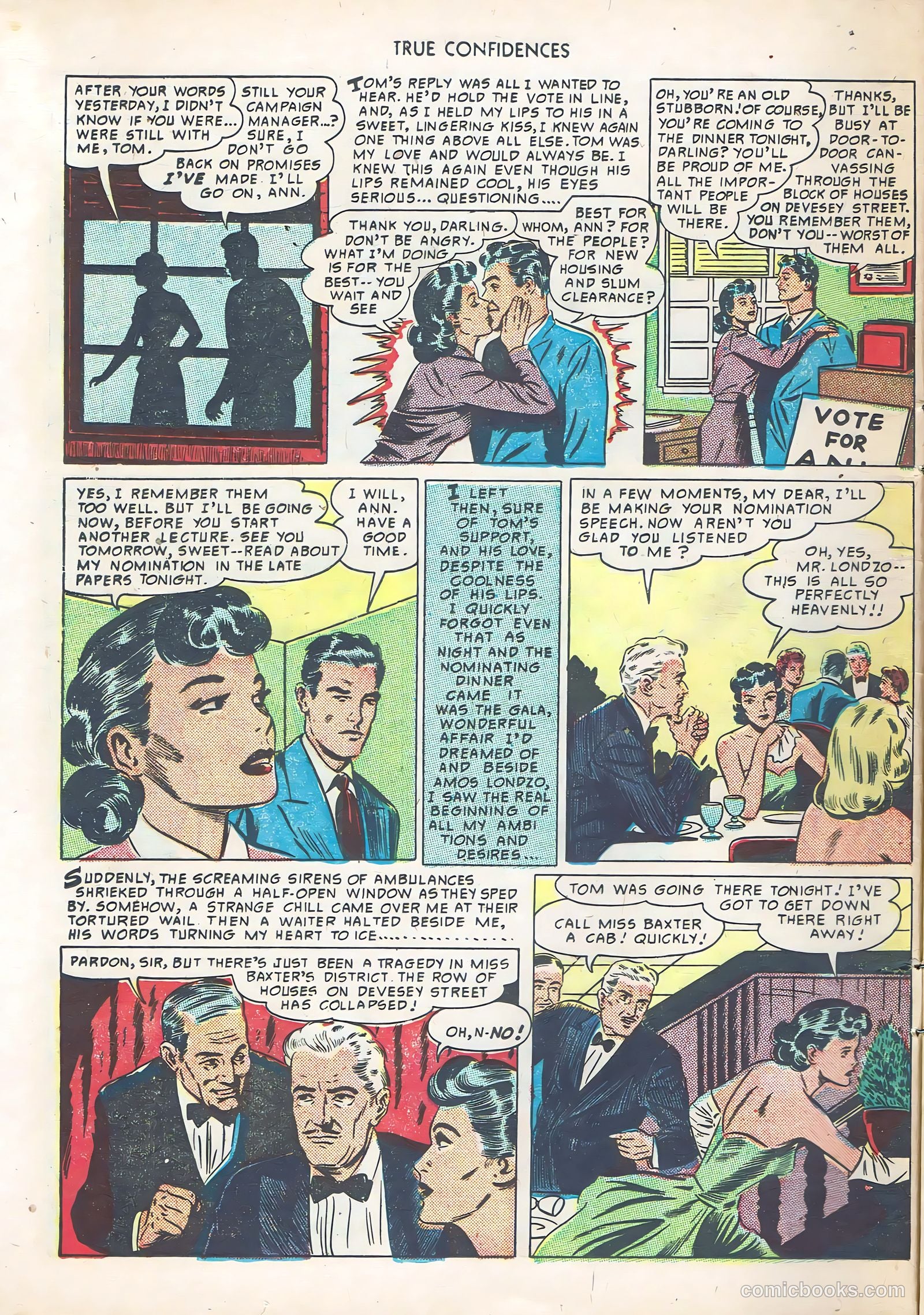 True Confidences #4 (1950) — page 12 of 36
