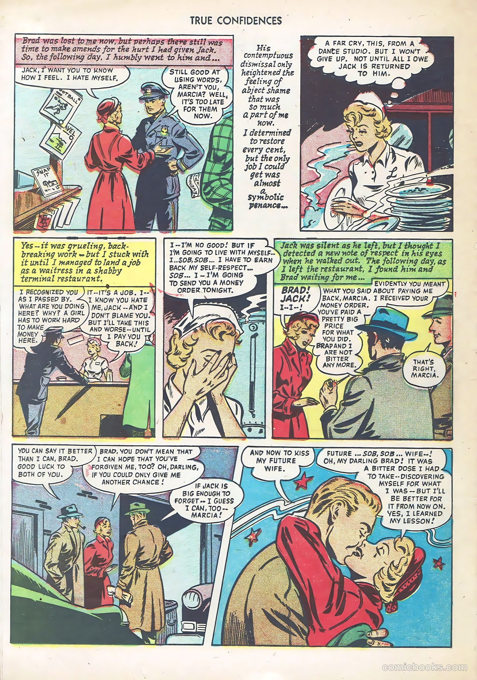 True Confidences #4 (1950) — page 22 of 36