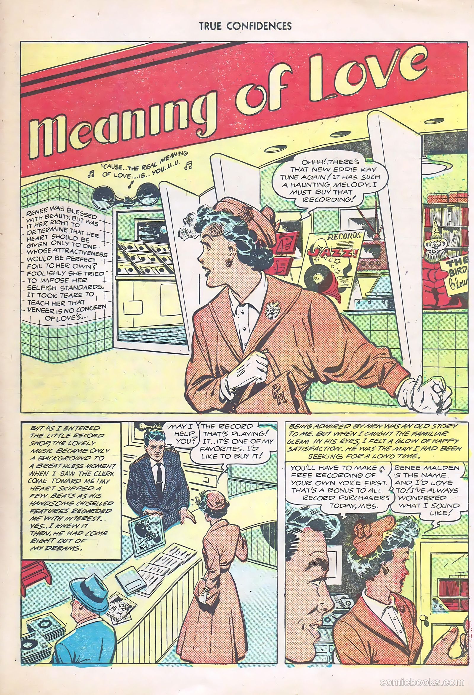 True Confidences #4 (1950) — page 25 of 36