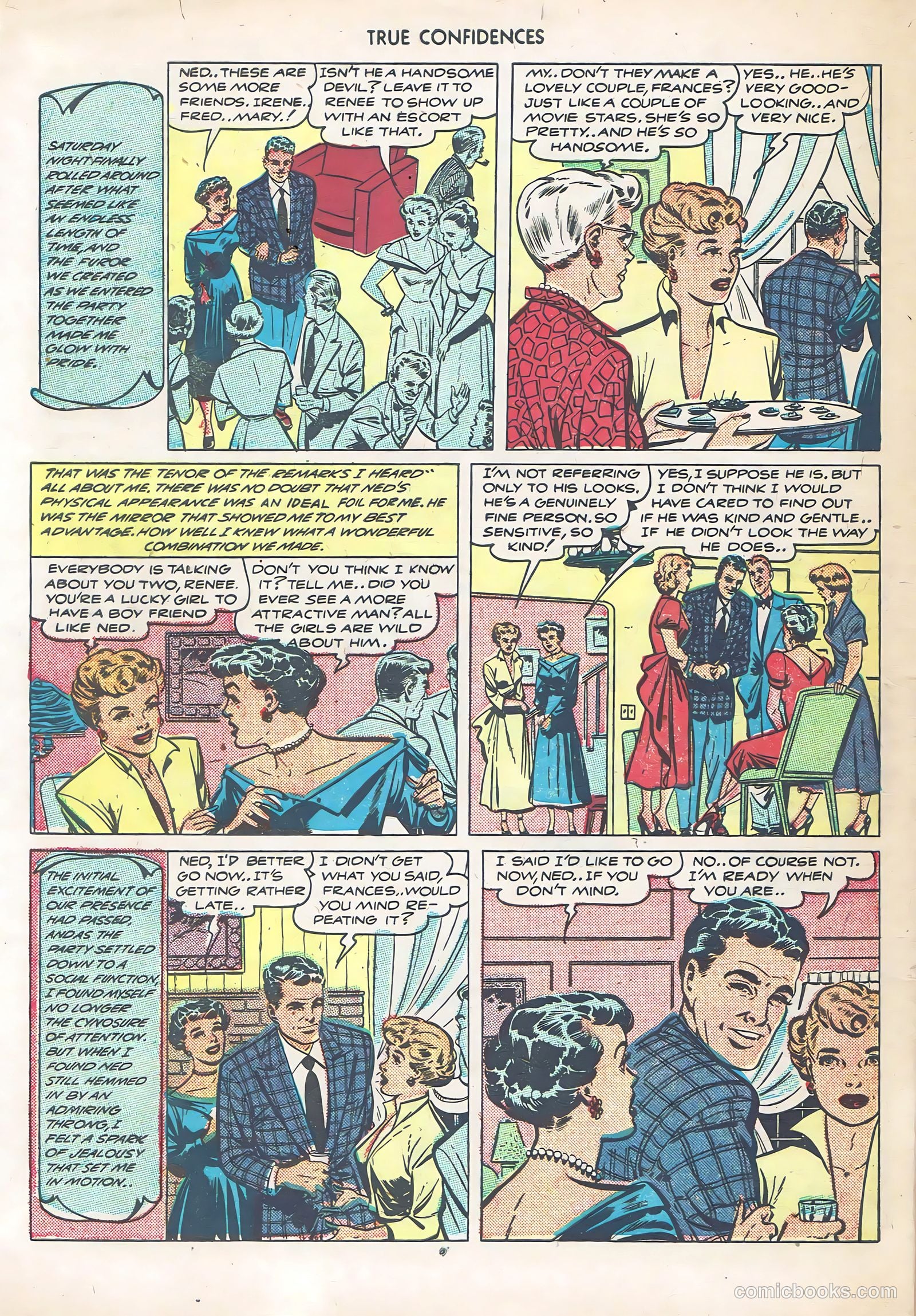 True Confidences #4 (1950) — page 28 of 36