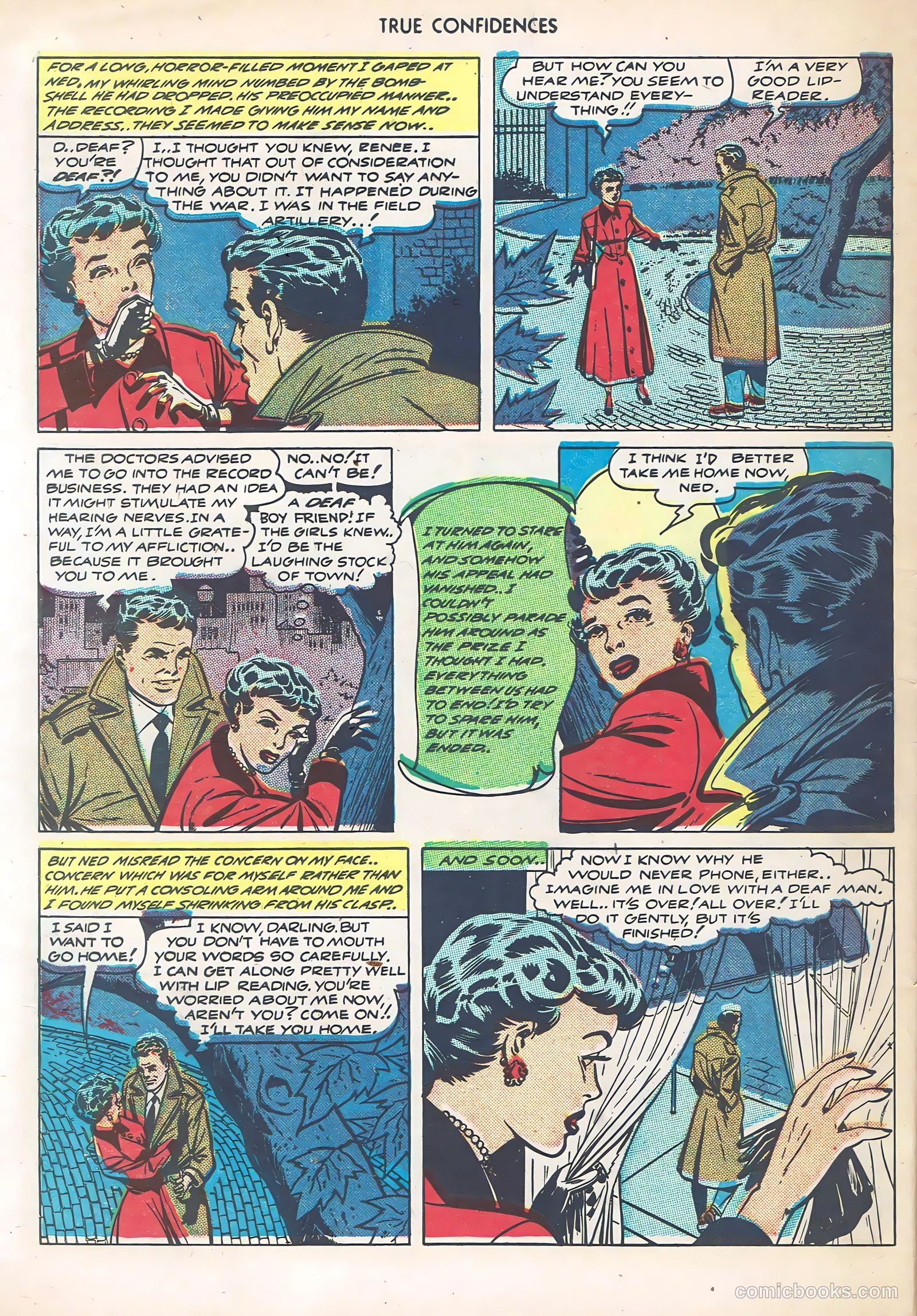 True Confidences #4 (1950) — page 30 of 36