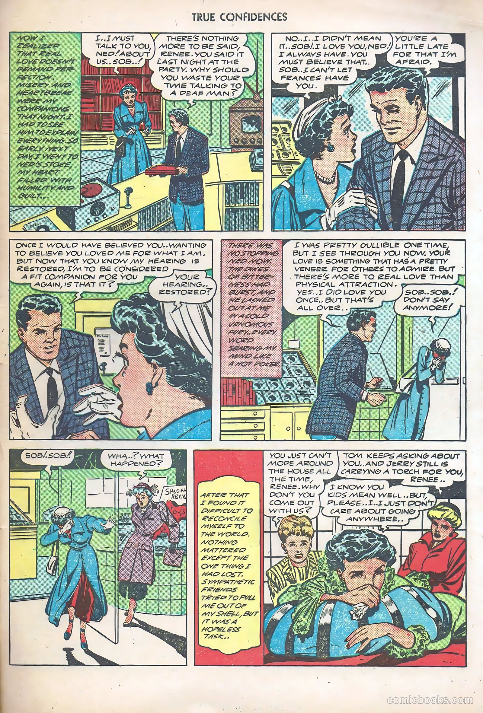 True Confidences #4 (1950) — page 33 of 36