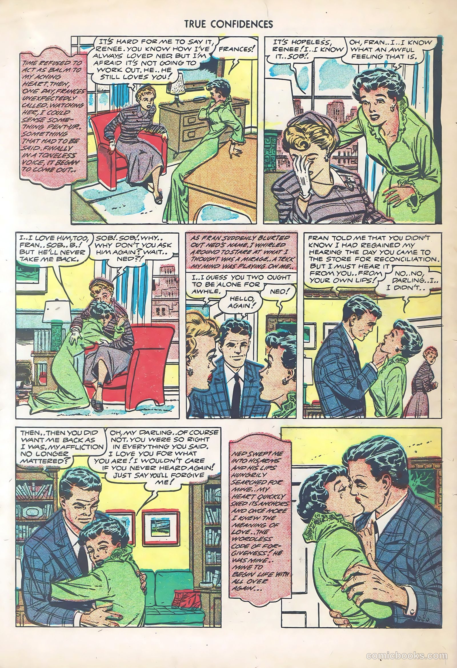 True Confidences #4 (1950) — page 34 of 36