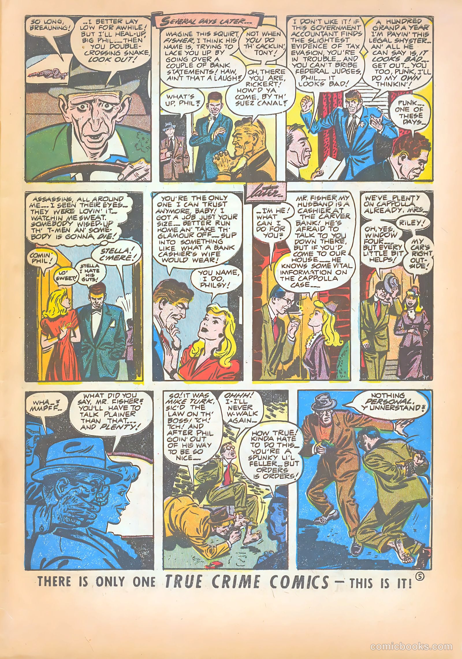 True Crime Comics #1 (1949) — page 7 of 52