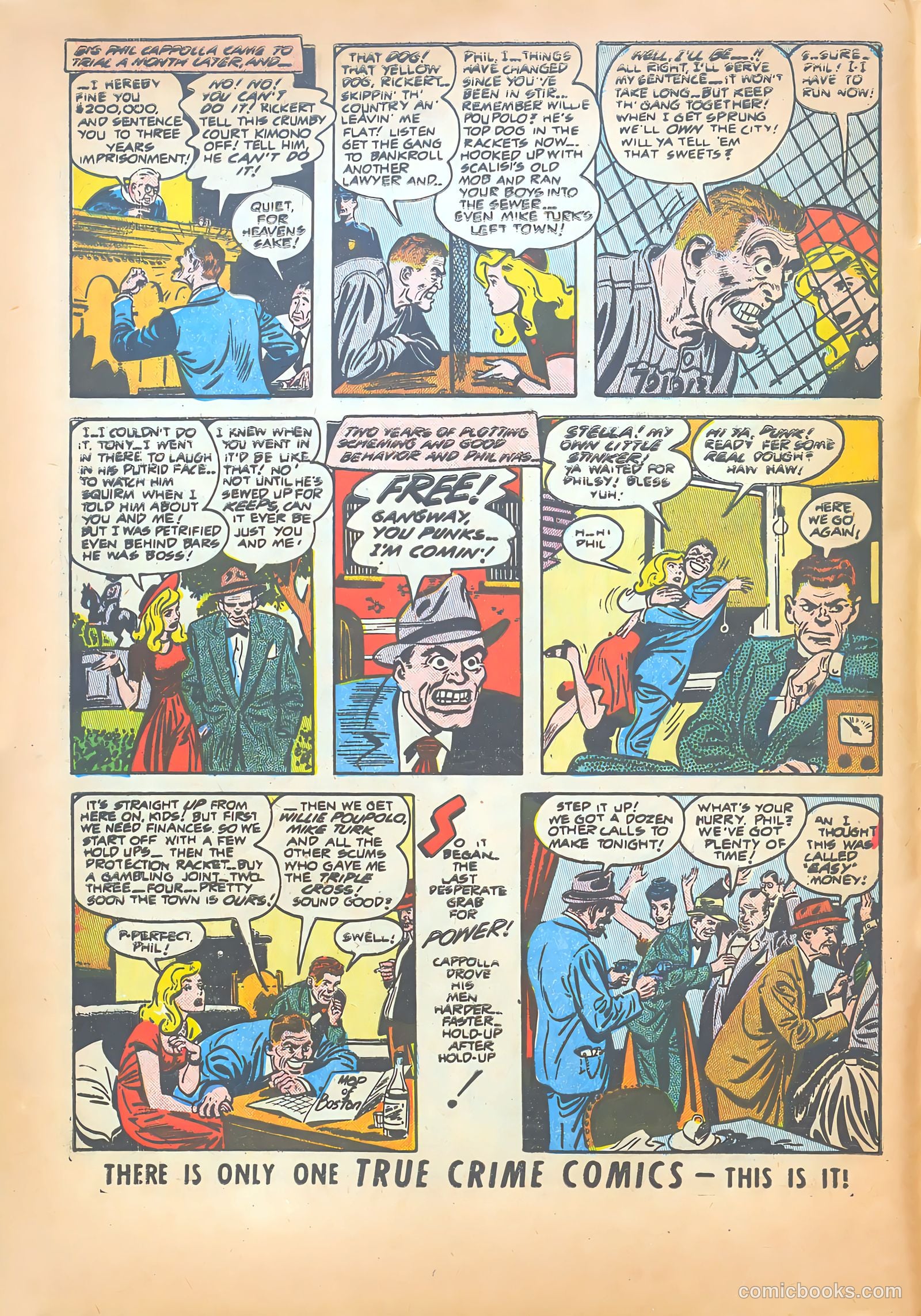 True Crime Comics #1 (1949) — page 10 of 52