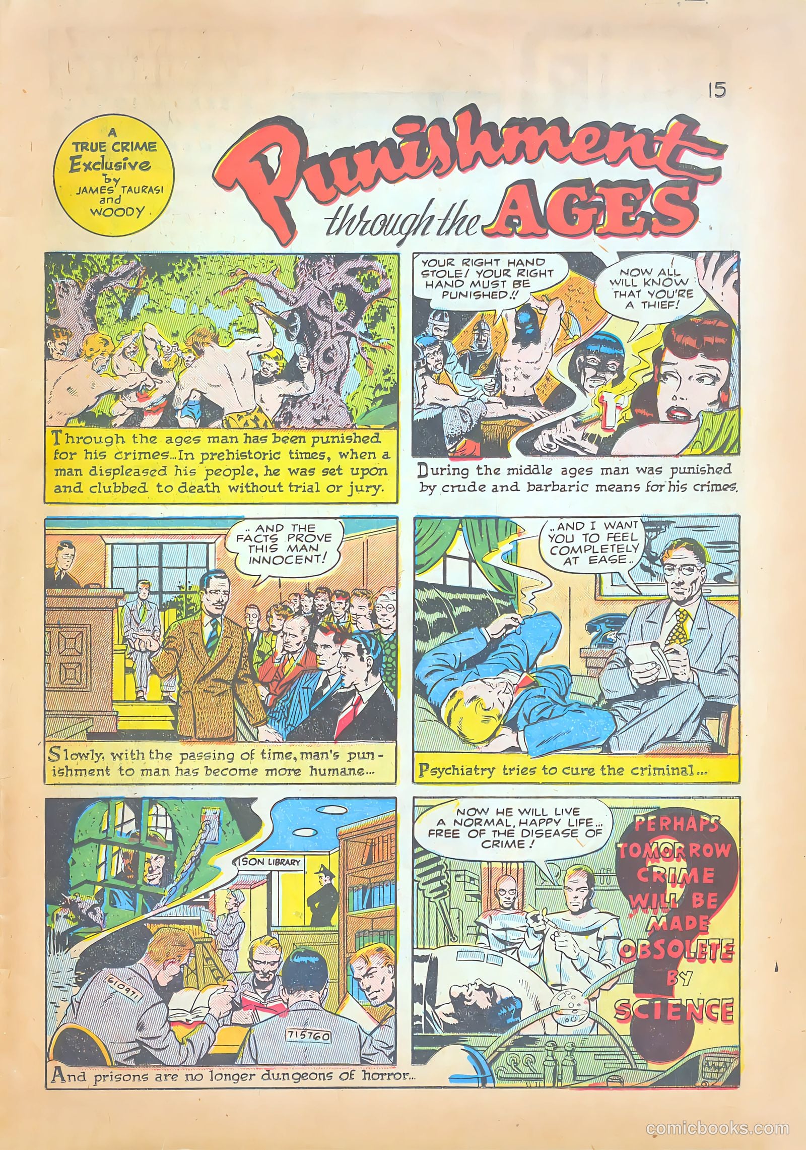 True Crime Comics #1 (1949) — page 15 of 52