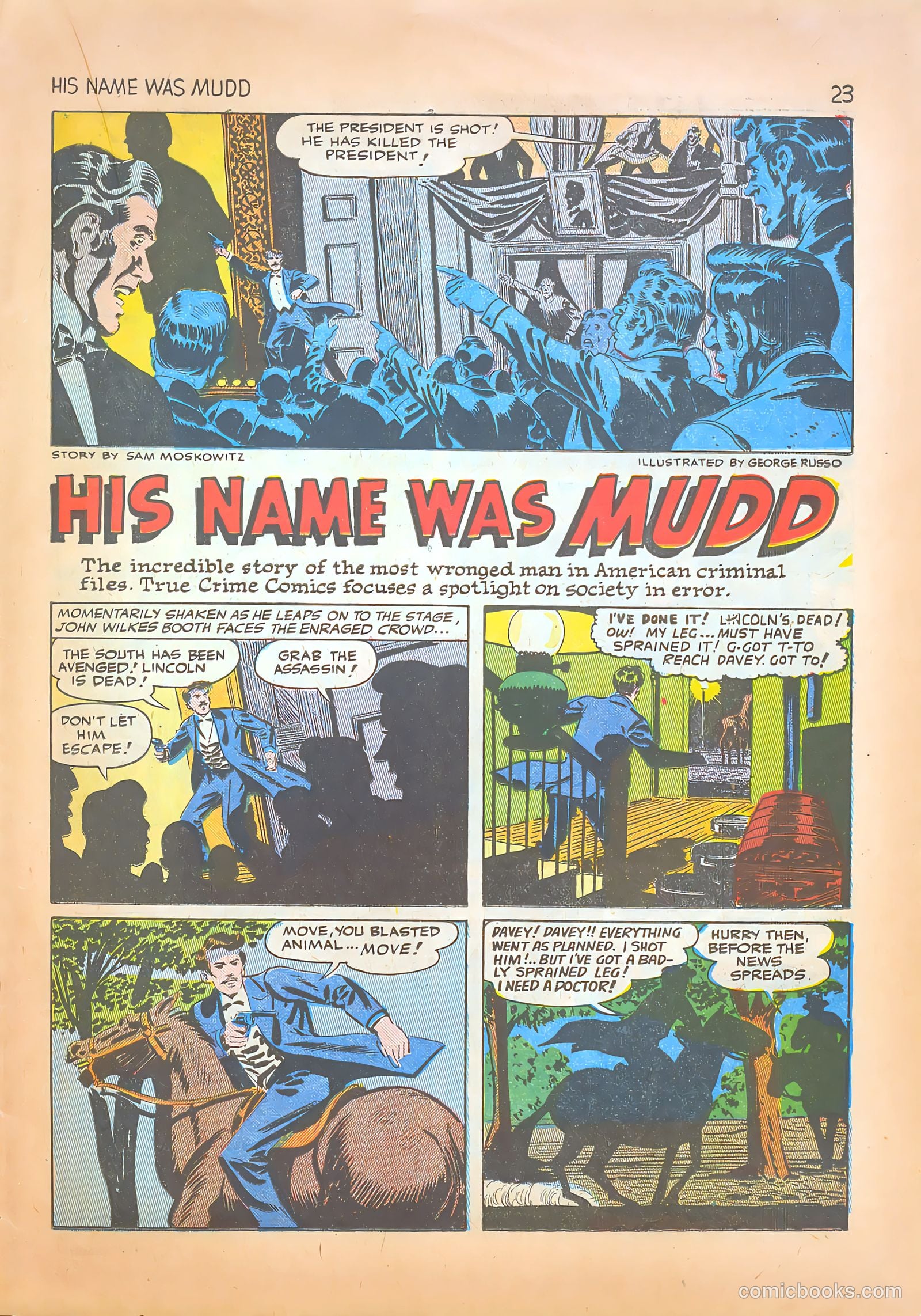 True Crime Comics #1 (1949) — page 23 of 52