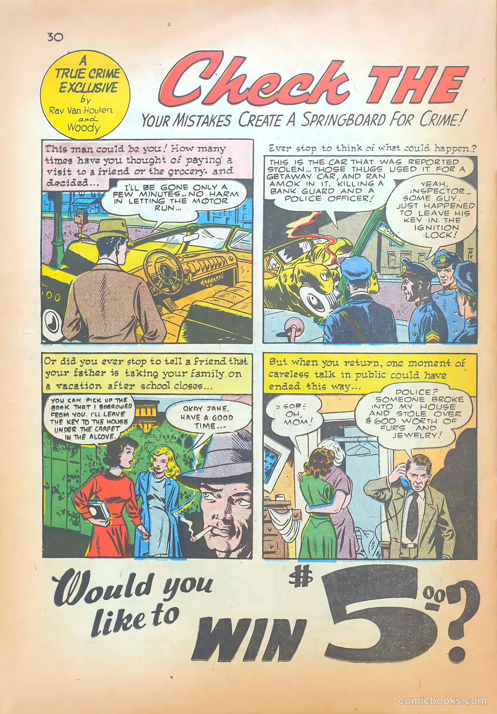 True Crime Comics #1 (1949) — page 30 of 52