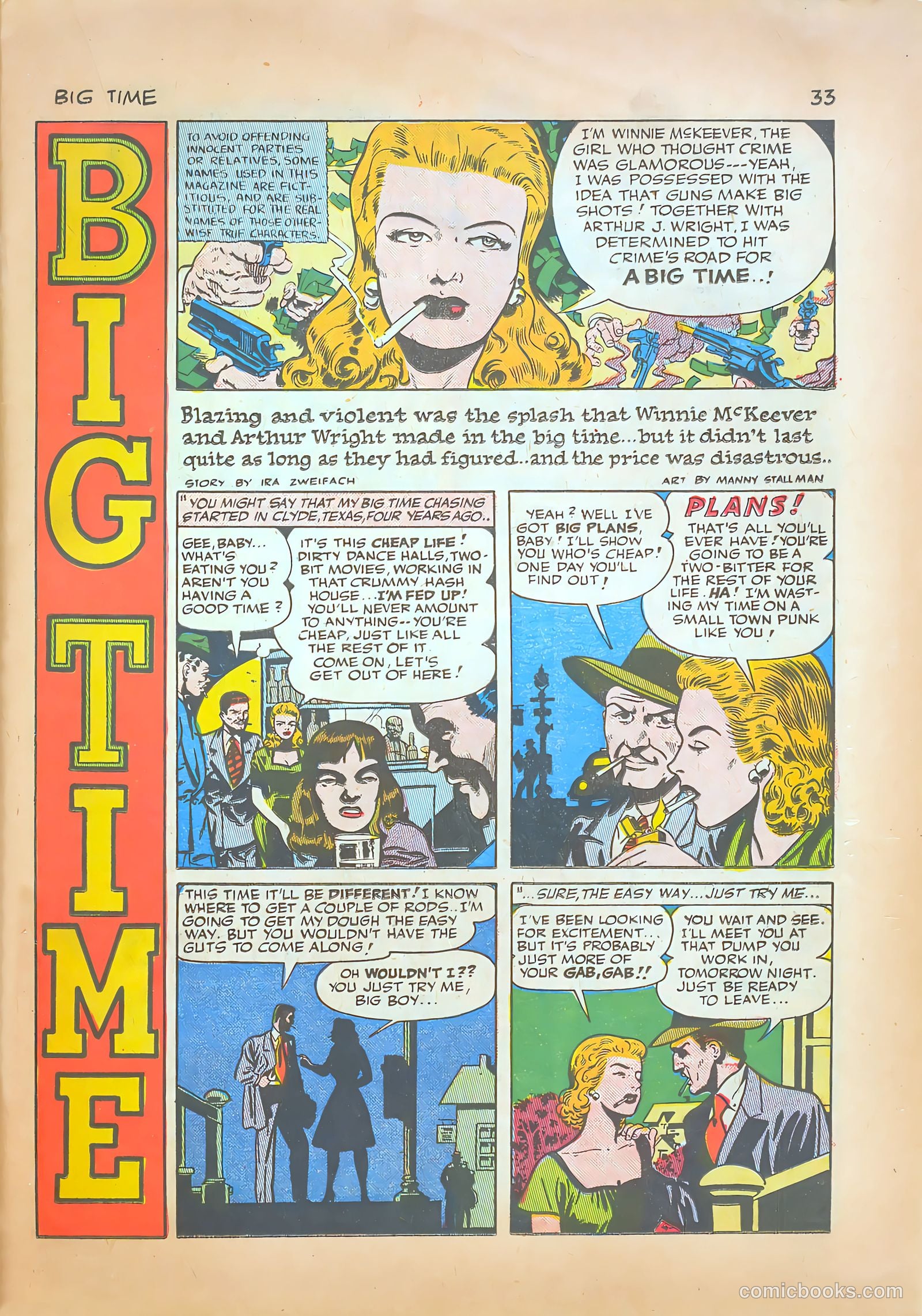 True Crime Comics #1 (1949) — page 33 of 52