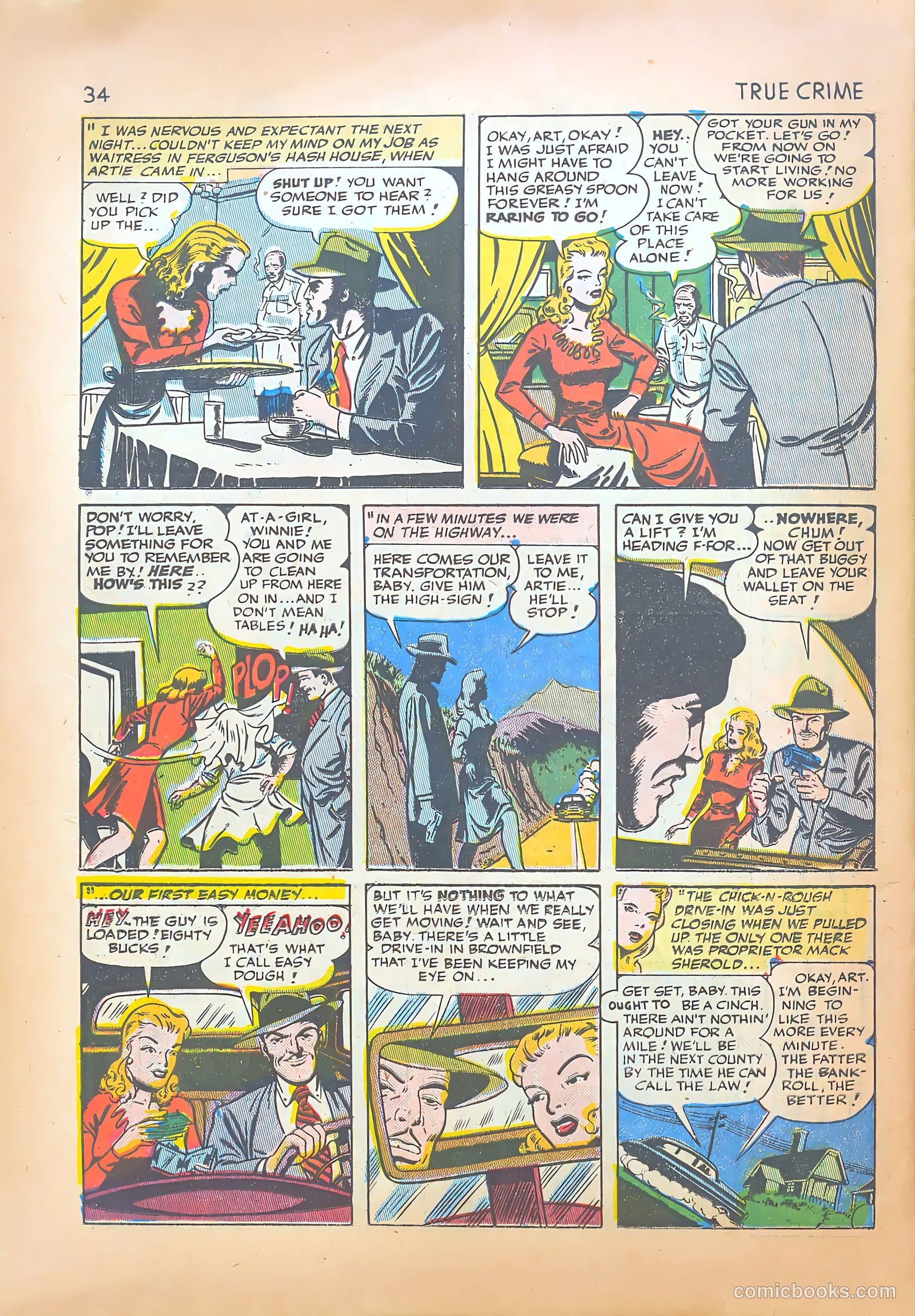True Crime Comics #1 (1949) — page 34 of 52