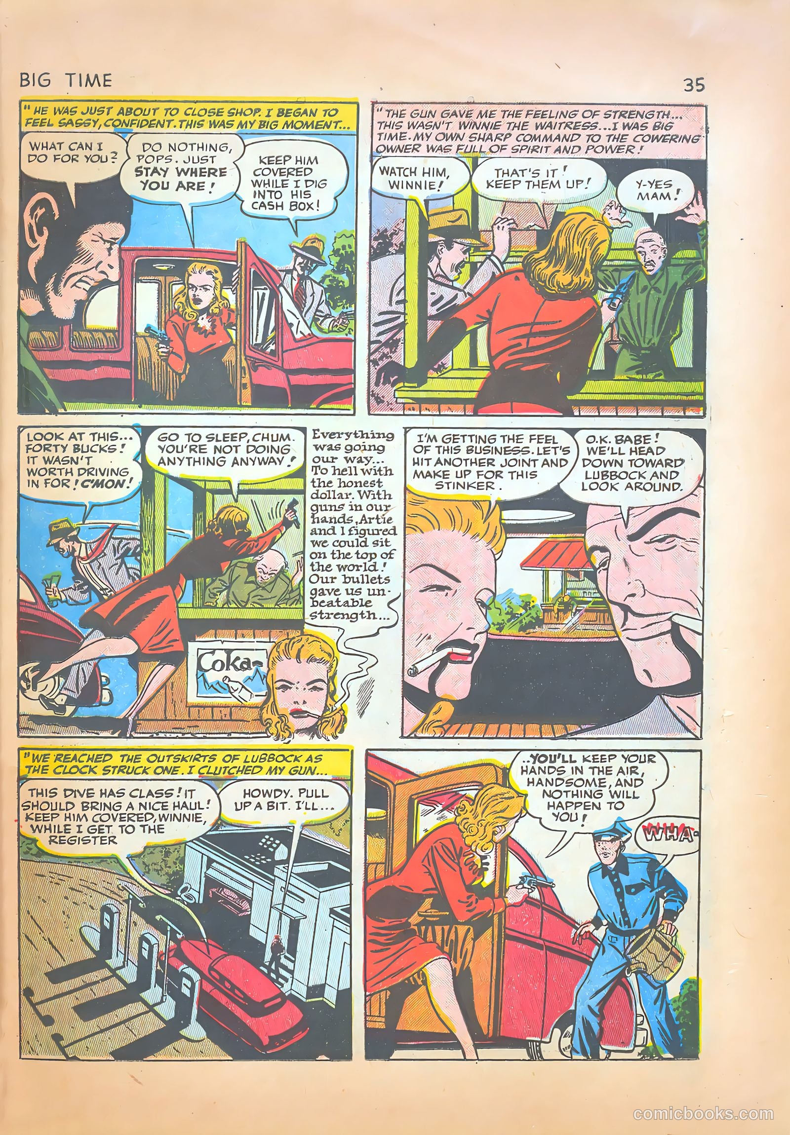 True Crime Comics #1 (1949) — page 35 of 52