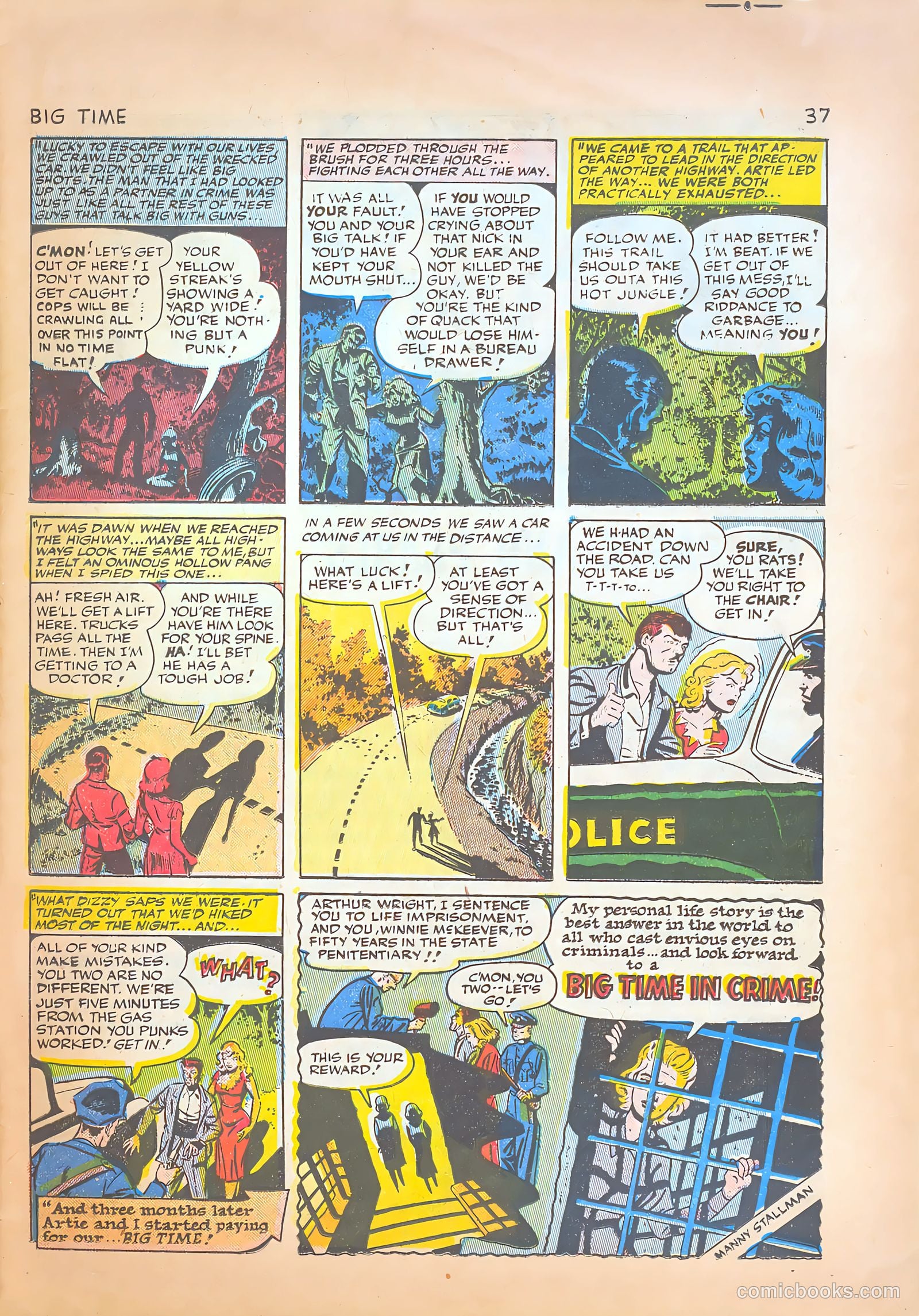 True Crime Comics #1 (1949) — page 37 of 52