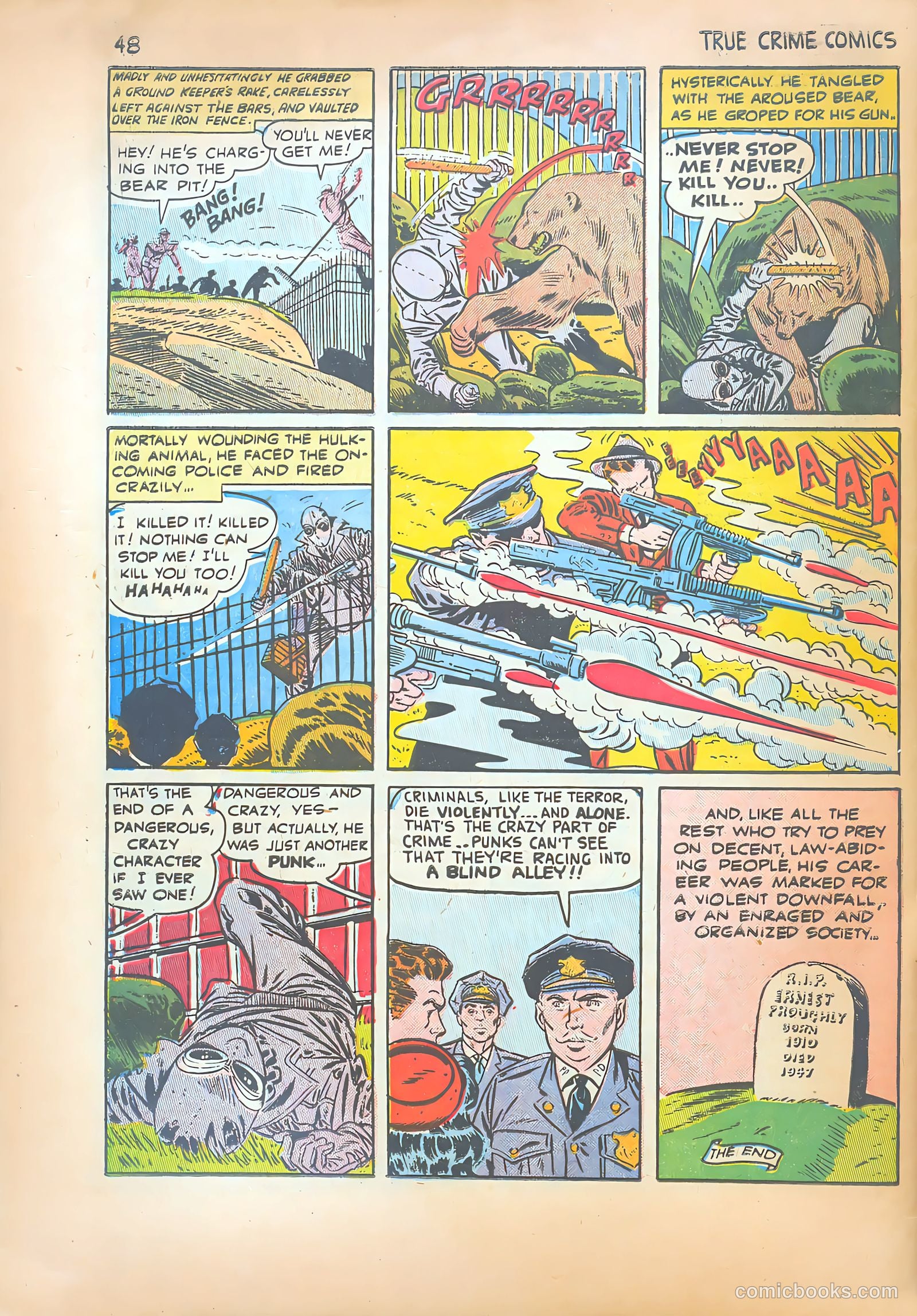 True Crime Comics #1 (1949) — page 48 of 52