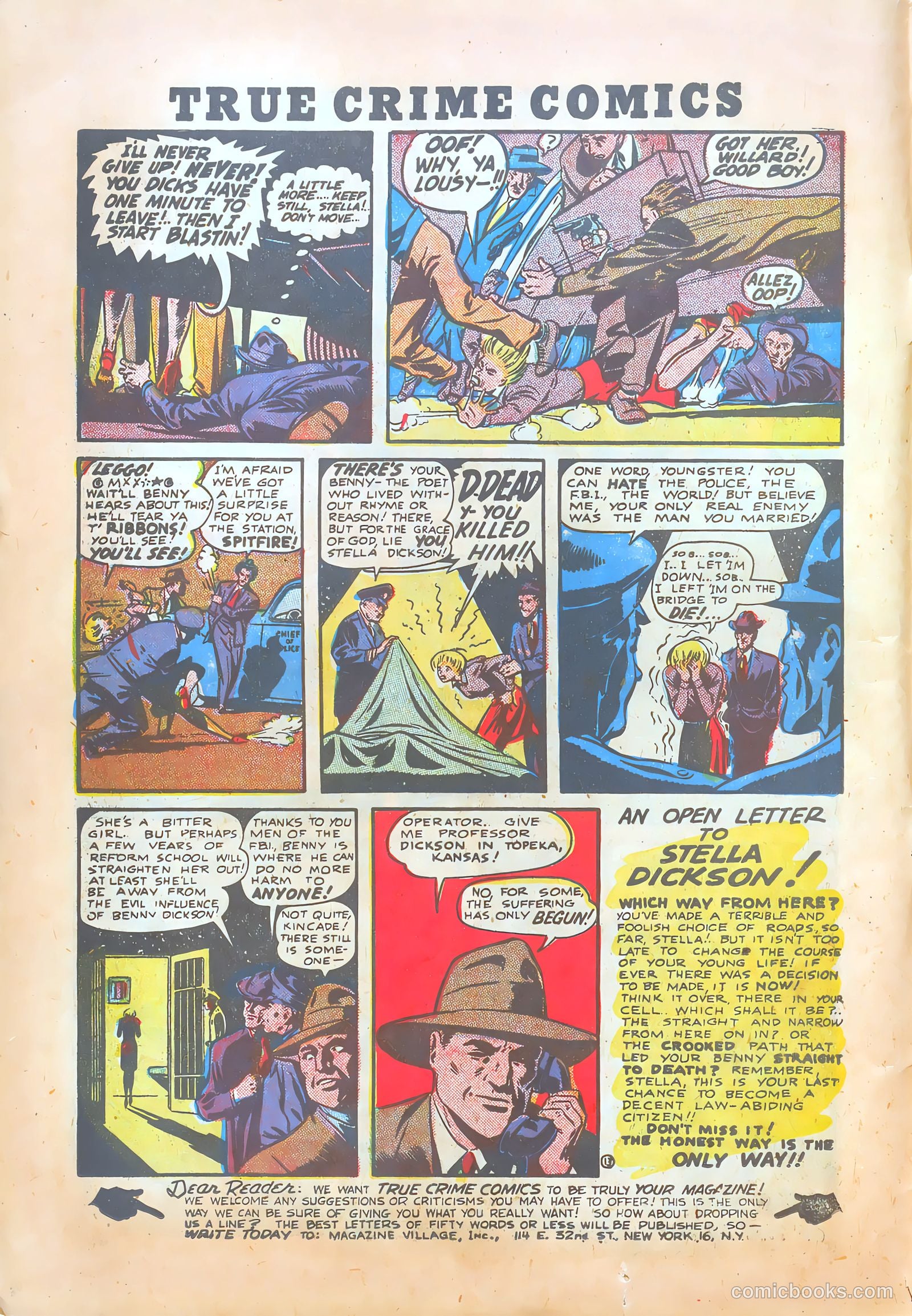 True Crime Comics #3 (1948) — page 16 of 52