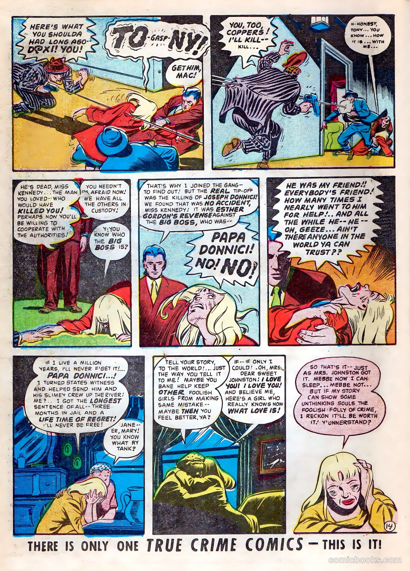 True Crime Comics #4 (1949) — page 22 of 37
