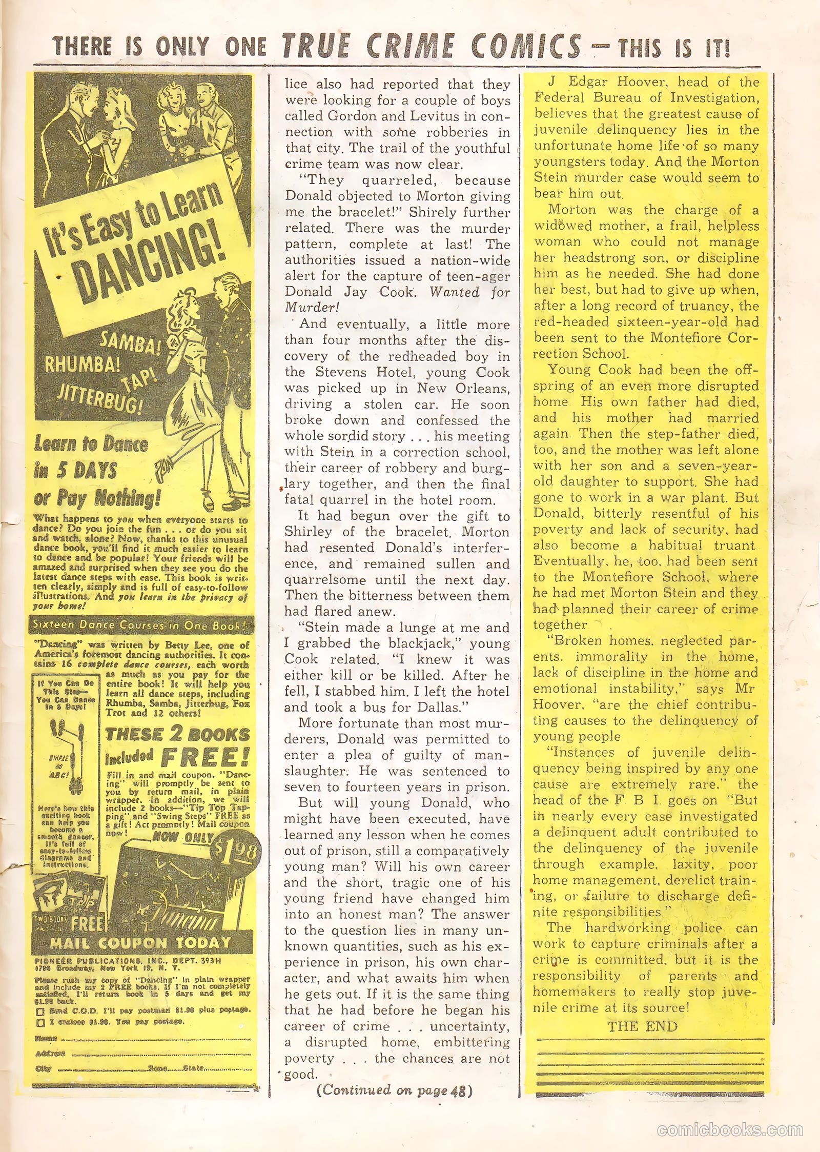 True Crime Comics #4 (1949) — page 25 of 37