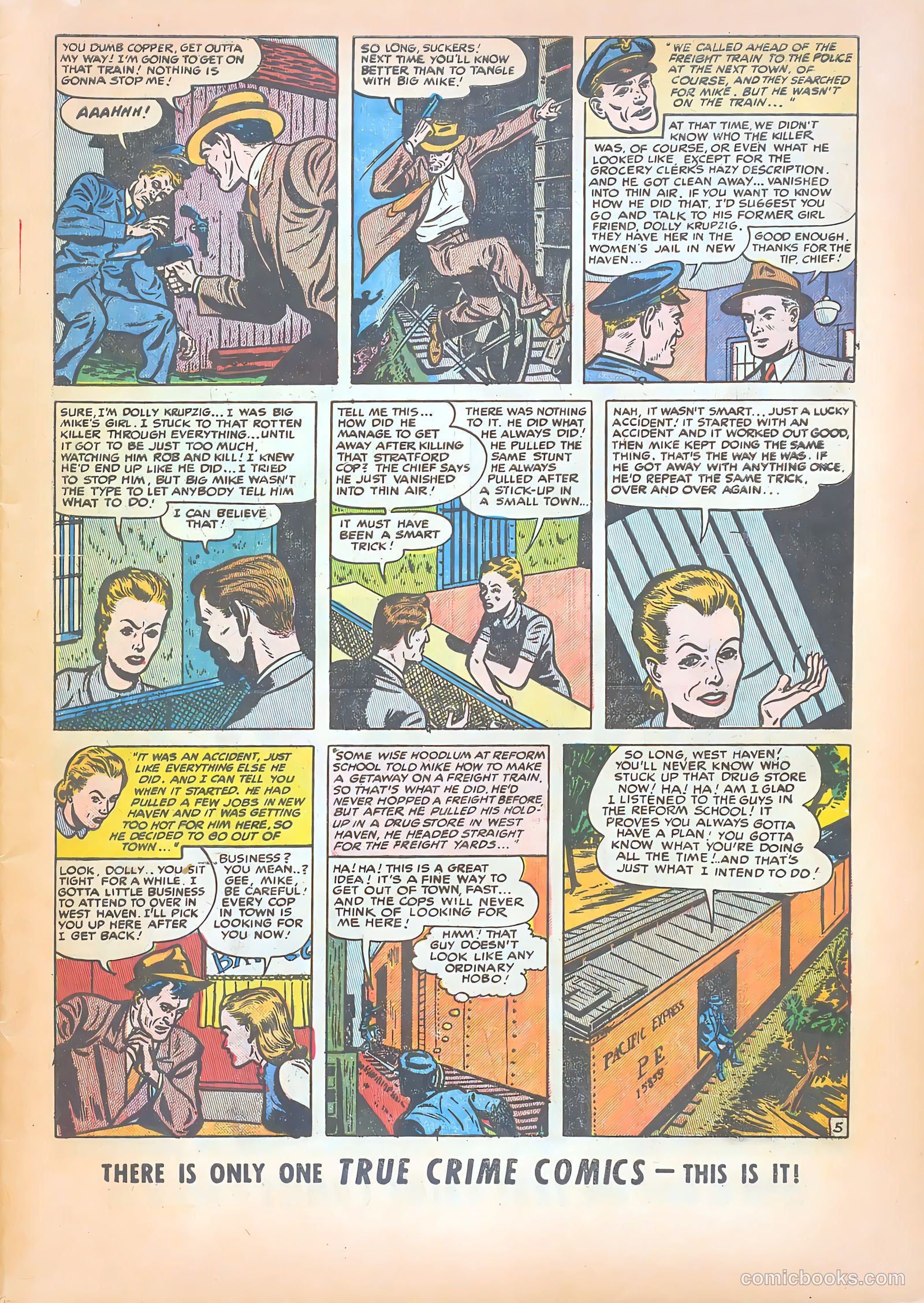 True Crime Comics #5 (1949) — page 7 of 52