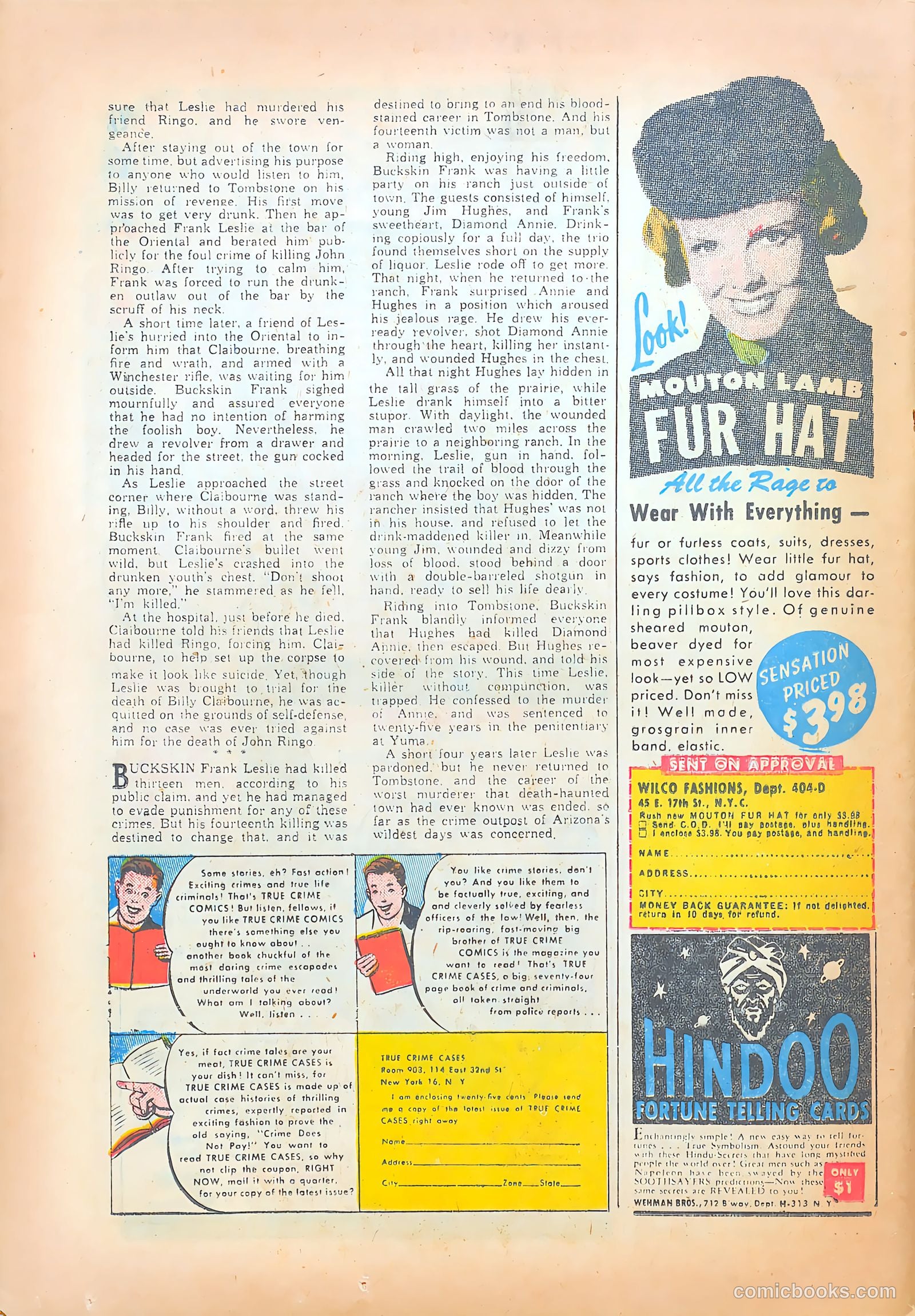 True Crime Comics #5 (1949) — page 34 of 52