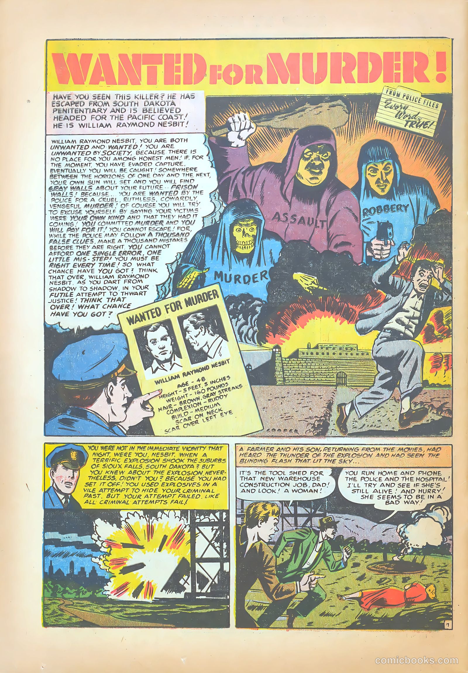 True Crime Comics #5 (1949) — page 36 of 52