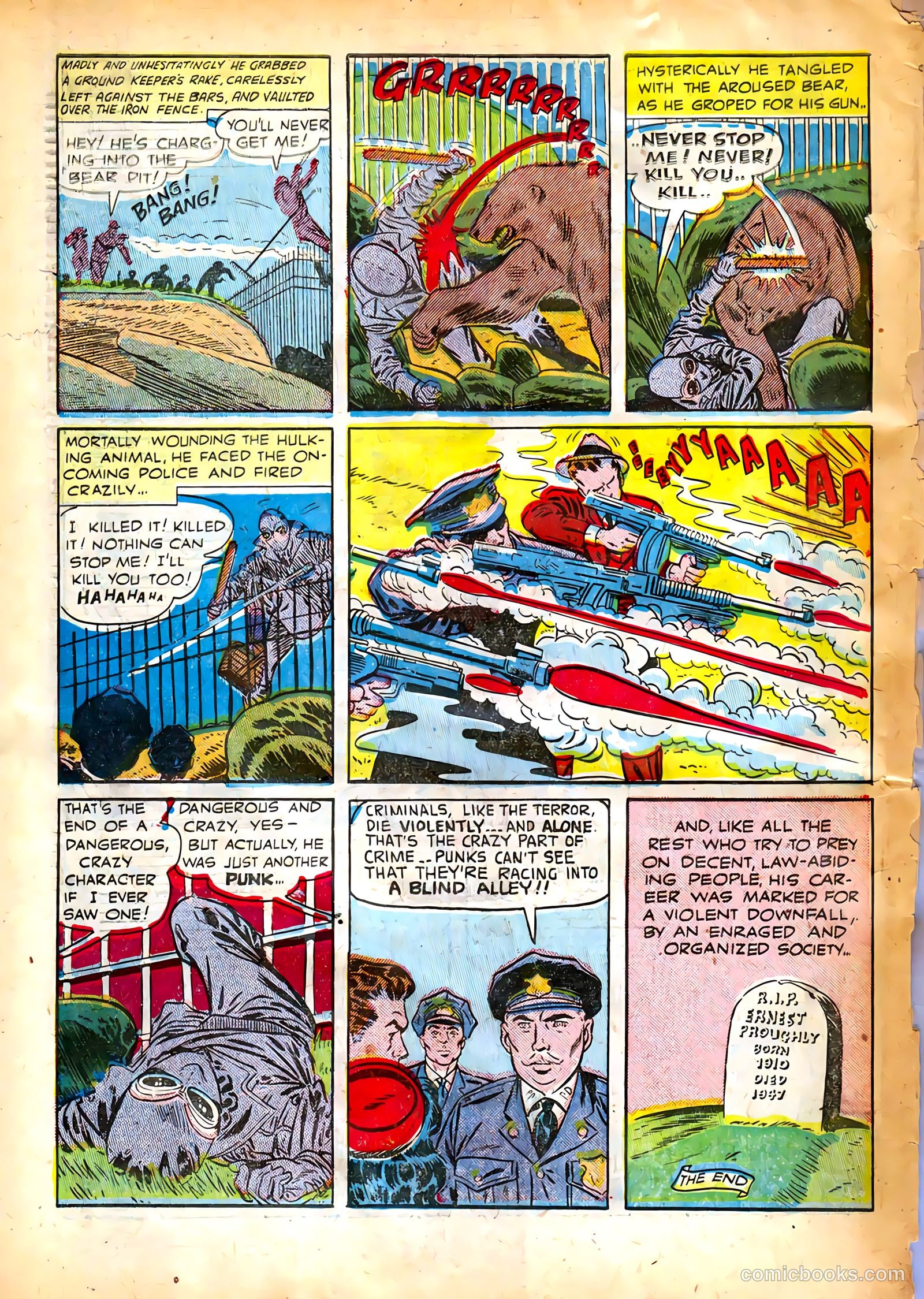 True Crime Comics #9 (1949) — page 34 of 36