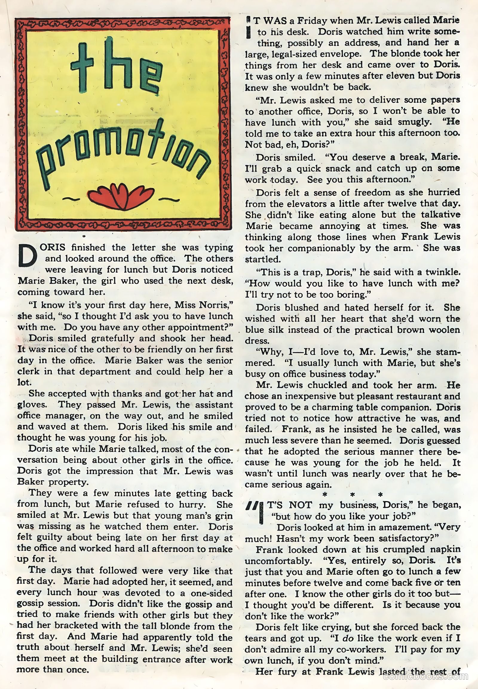 True Life Secrets #1 (1951) — page 17 of 36