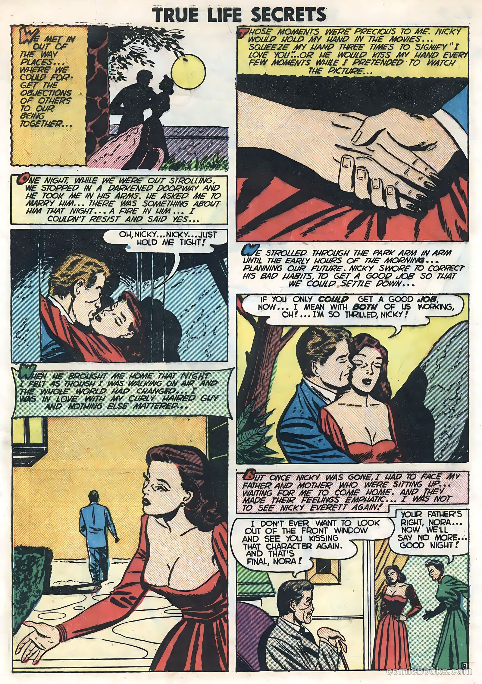 True Life Secrets #10 (1952) — page 4 of 36