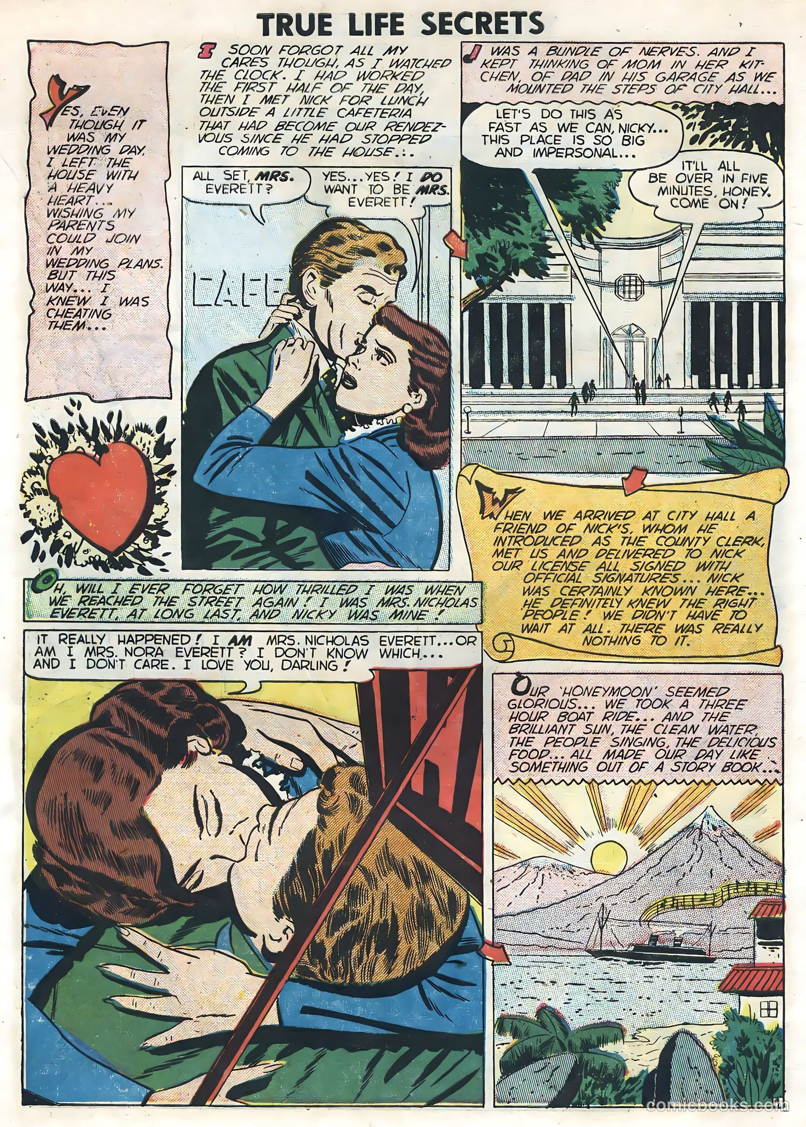 True Life Secrets #10 (1952) — page 6 of 36