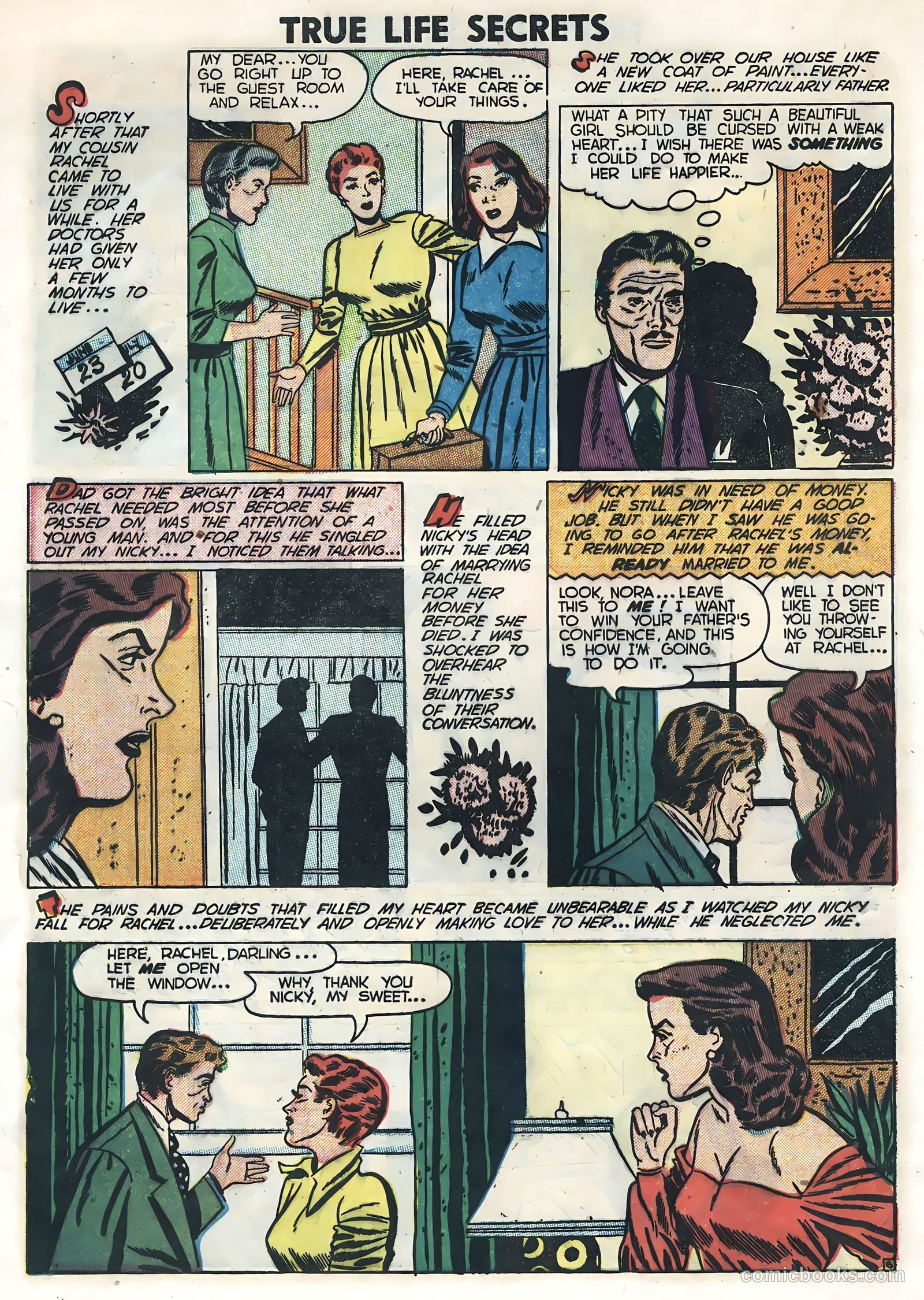 True Life Secrets #10 (1952) — page 8 of 36