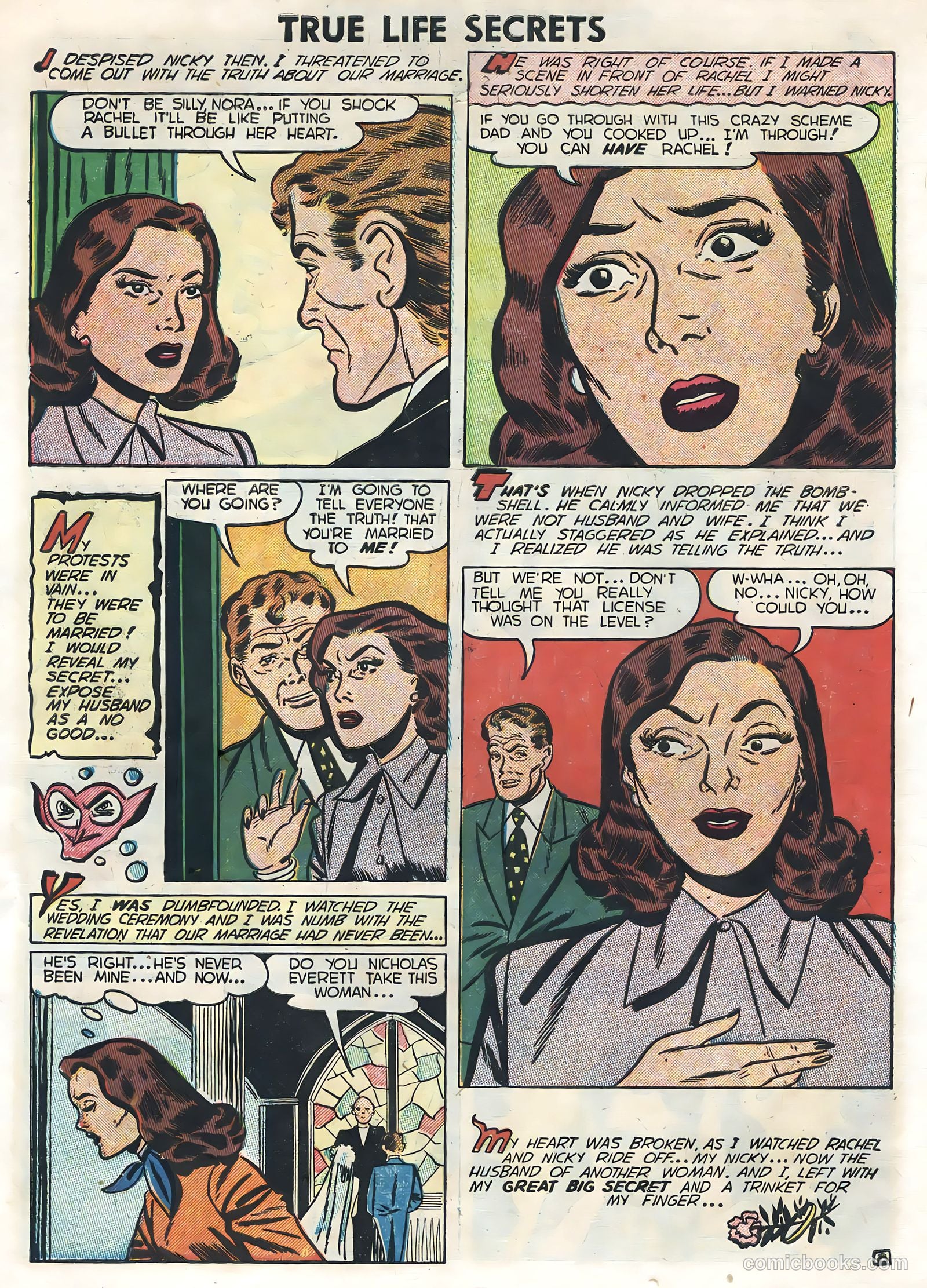 True Life Secrets #10 (1952) — page 10 of 36