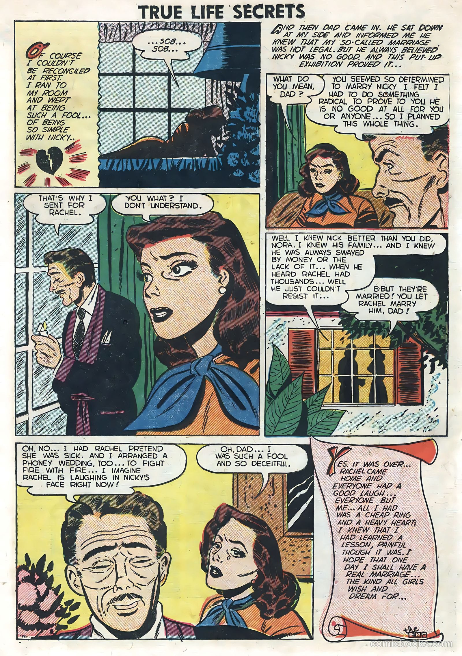 True Life Secrets #10 (1952) — page 11 of 36