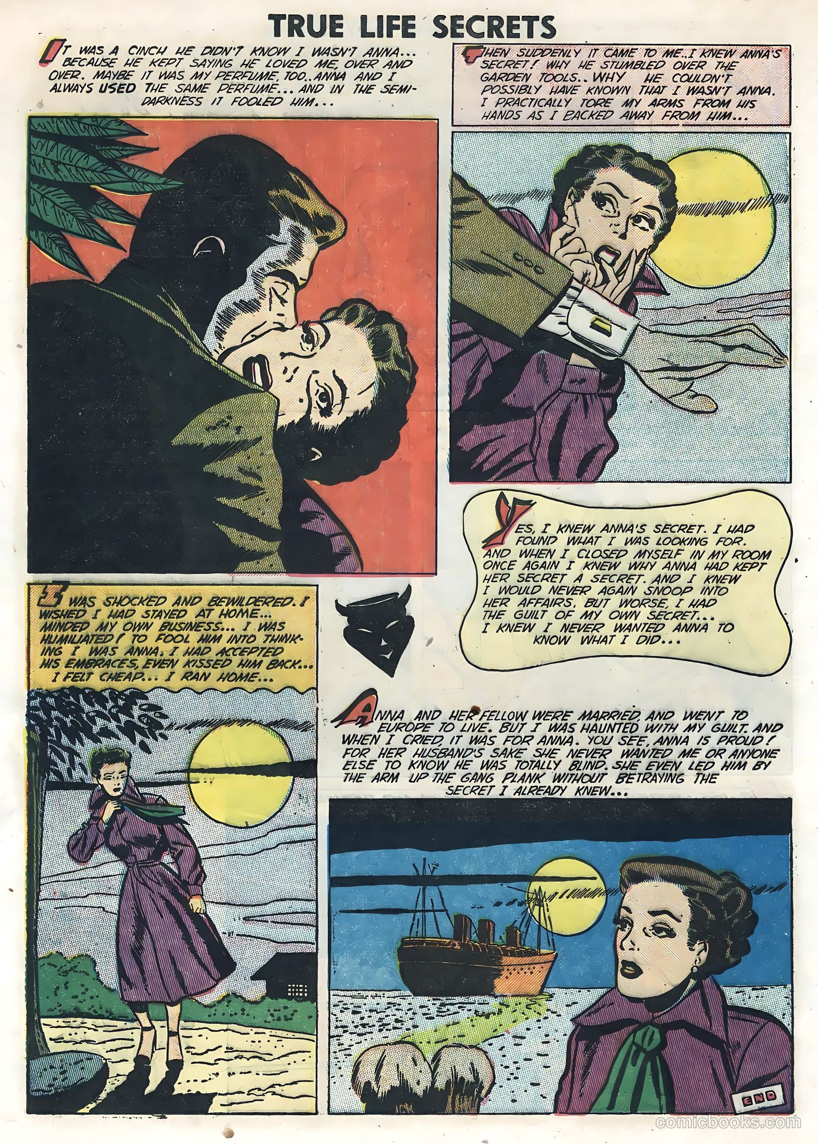 True Life Secrets #10 (1952) — page 16 of 36