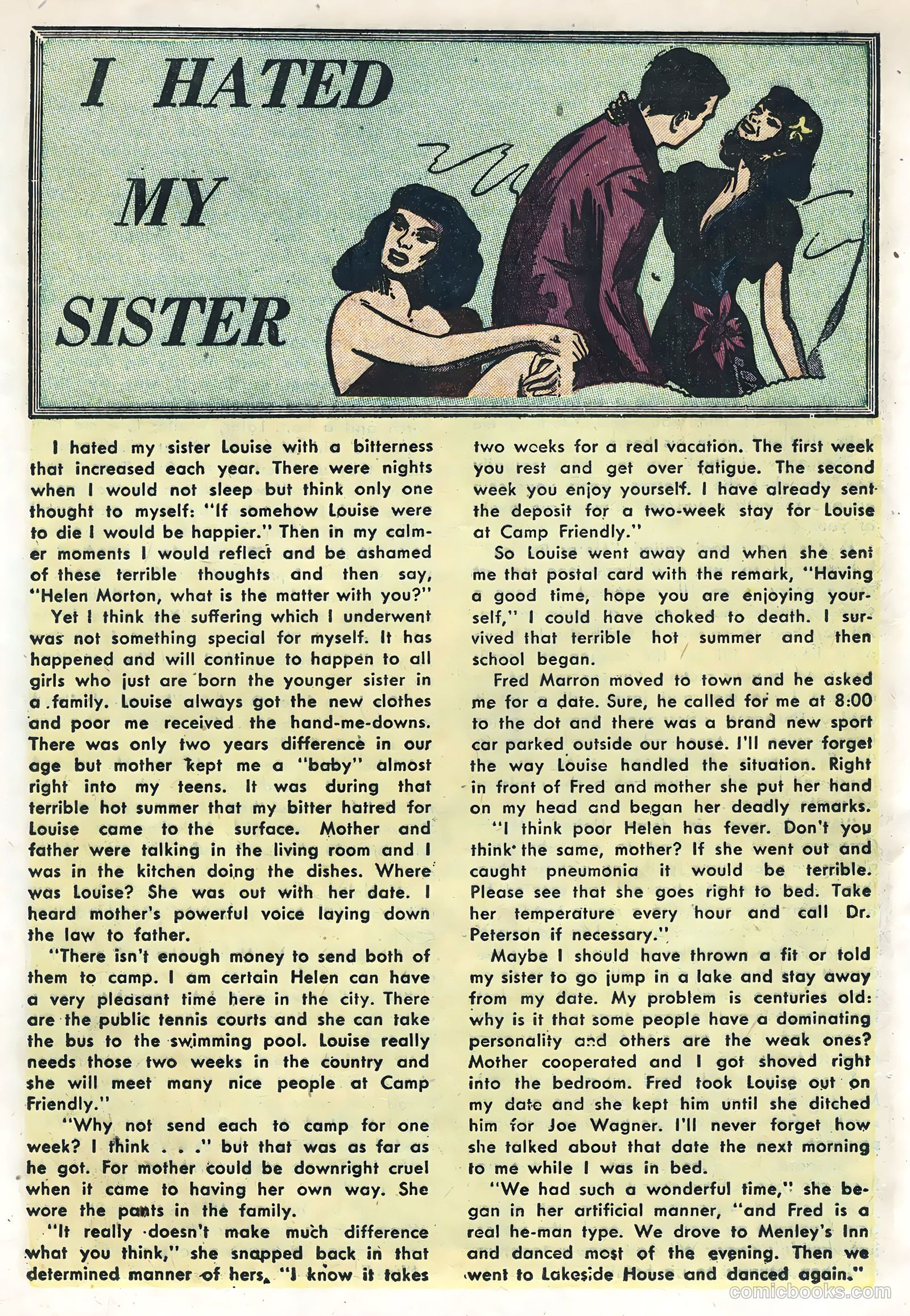 True Life Secrets #10 (1952) — page 17 of 36