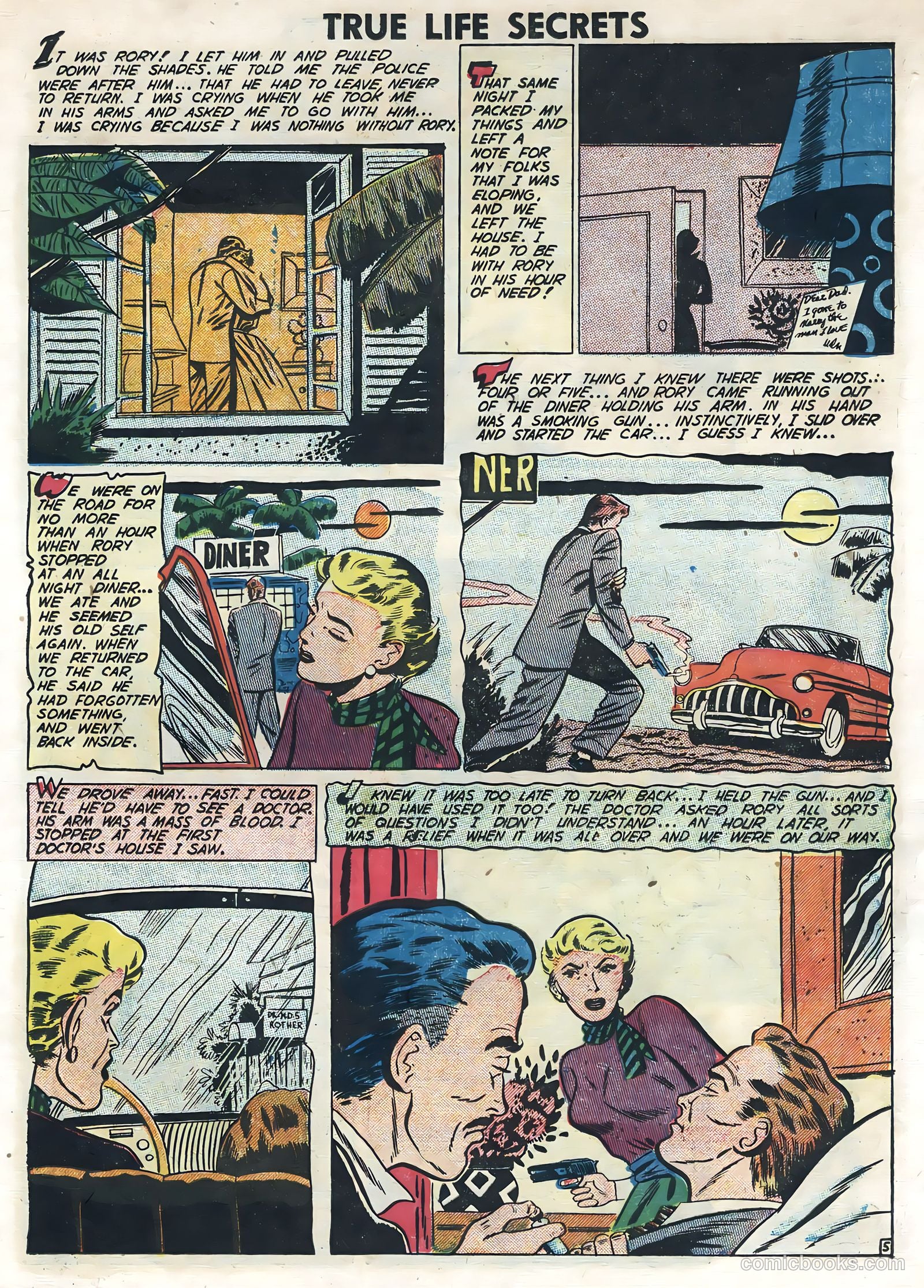 True Life Secrets #10 (1952) — page 23 of 36